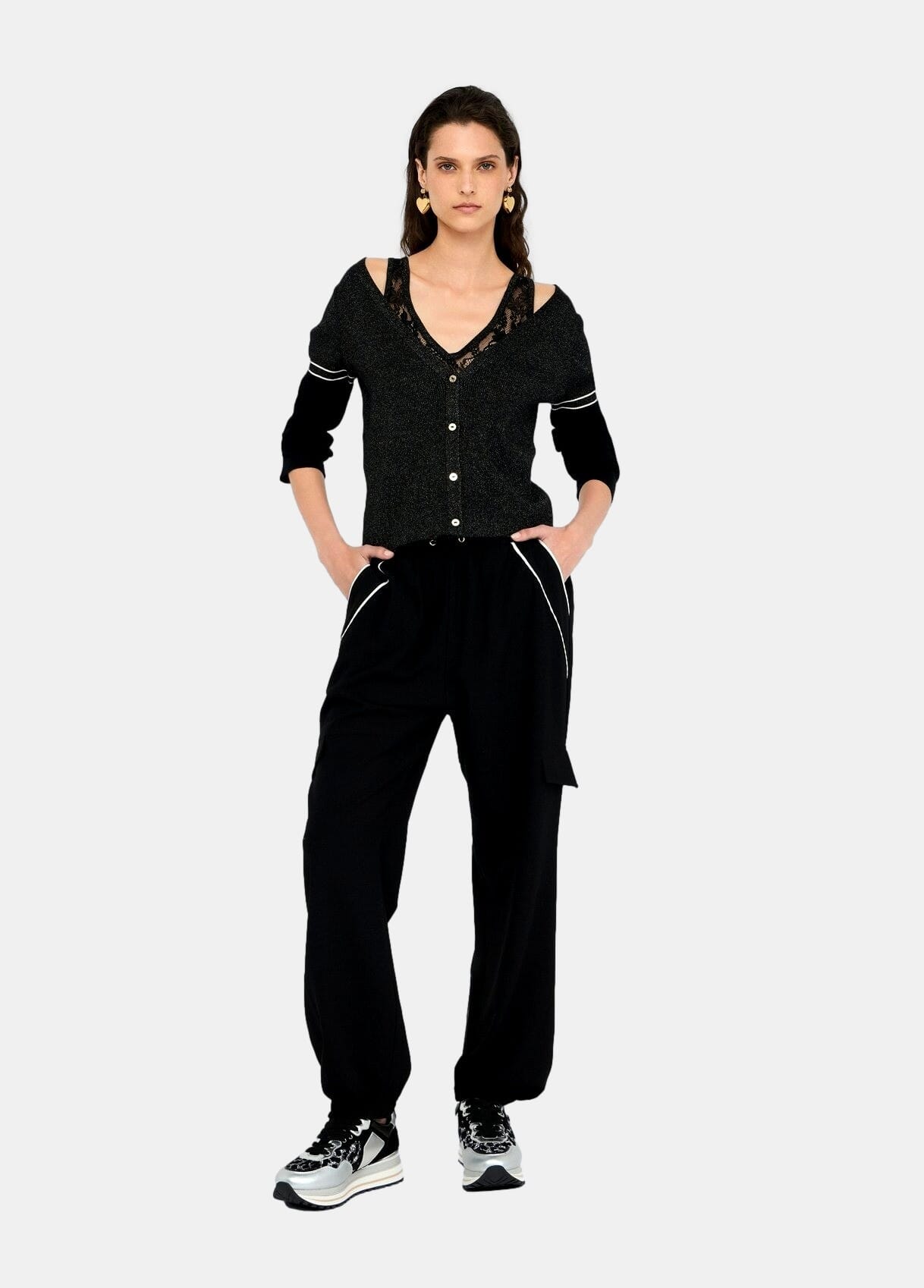 Cardigan In Lurex Liu Jo