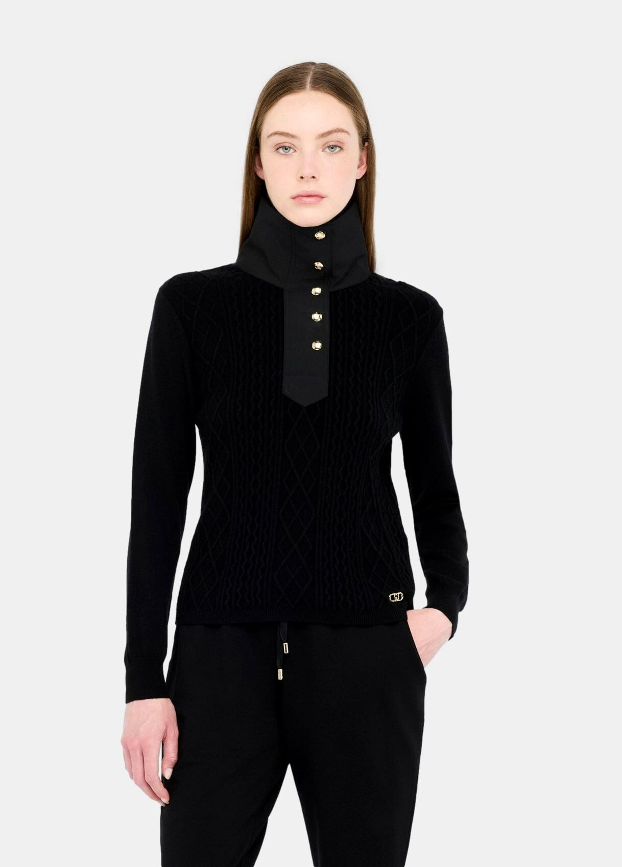 Liu Jo Nylon Detailing Sweater