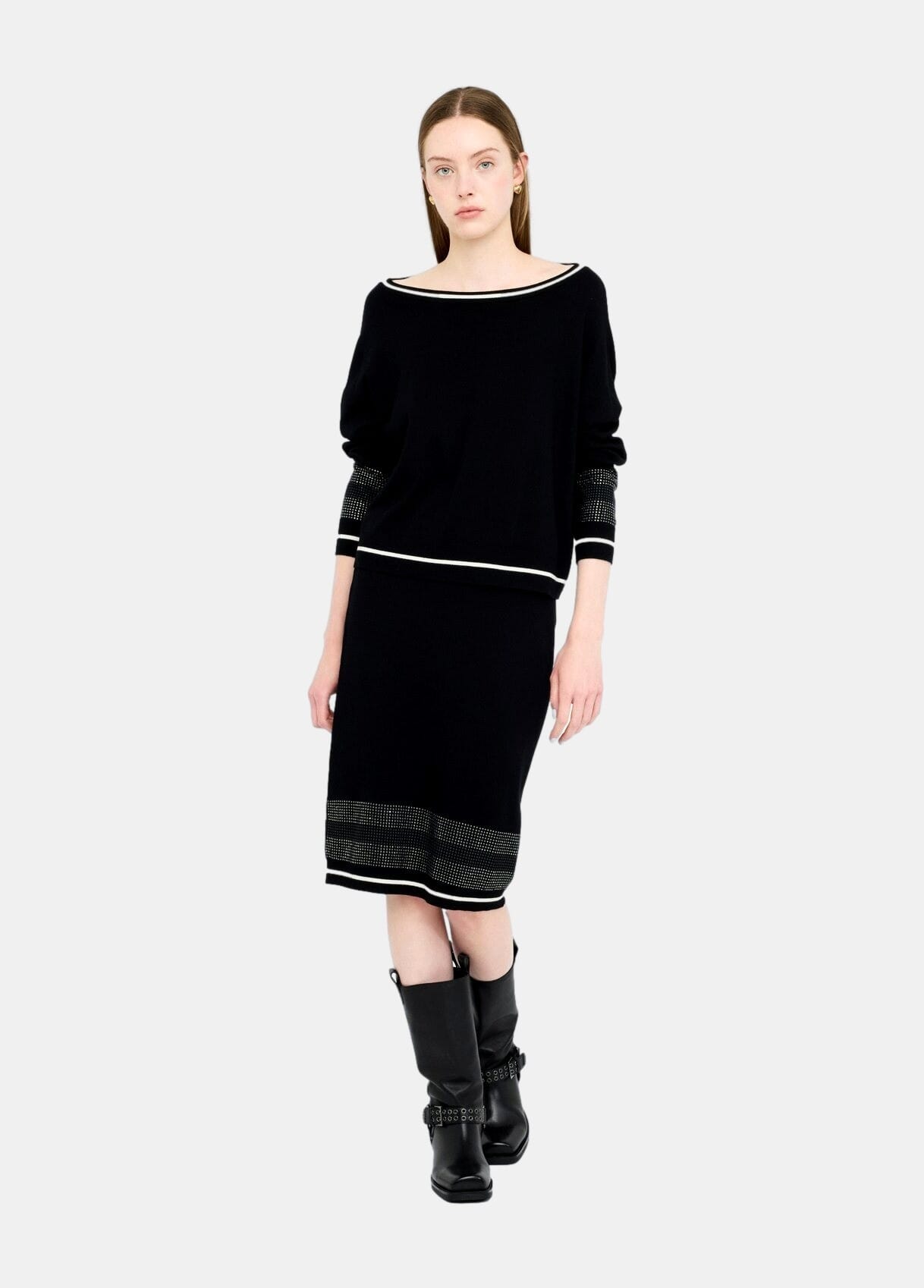 Maglia Con Strass Liu Jo