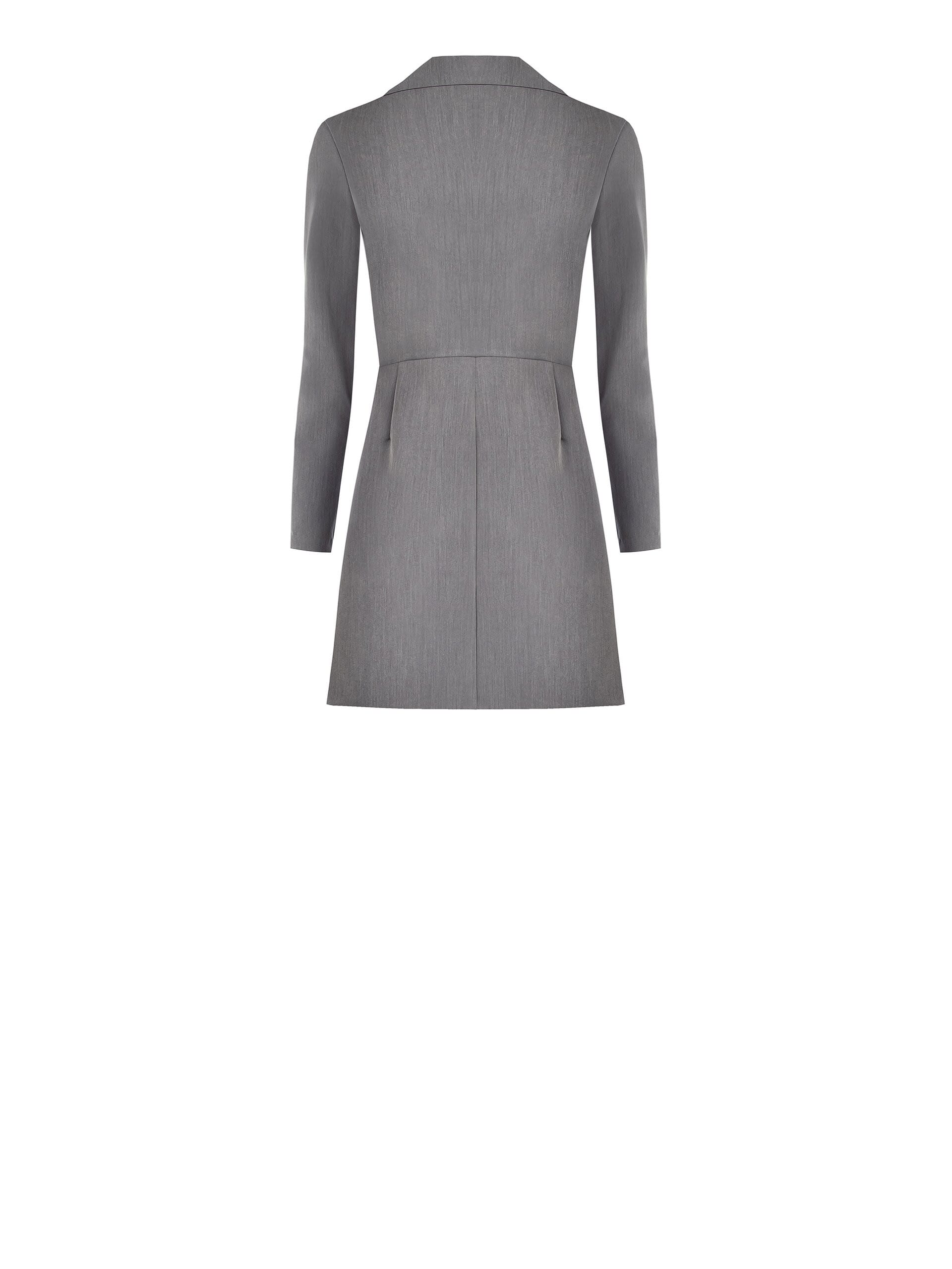 Robe courte croisée avec col Rinascimento