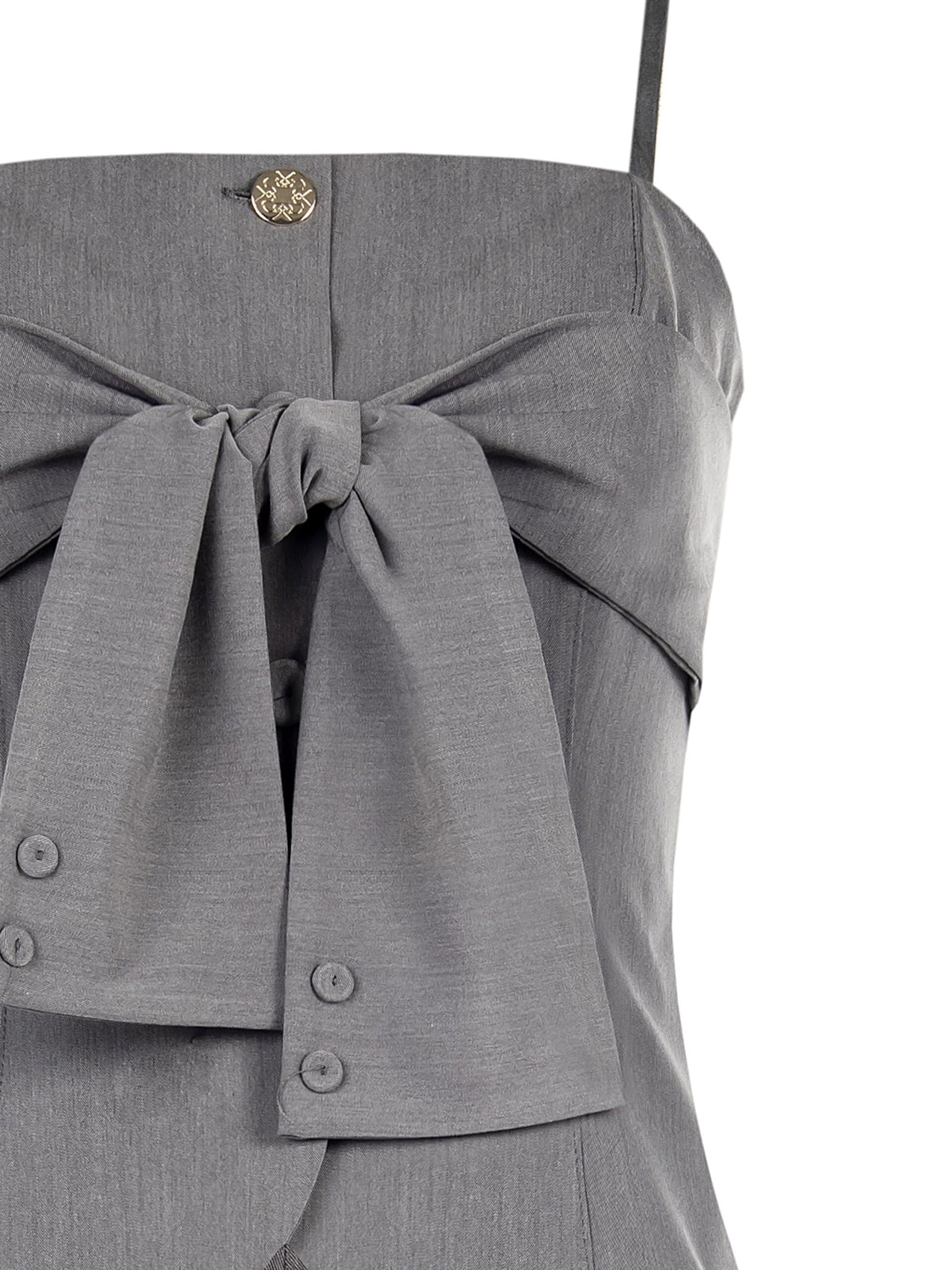 Rinascimento Gilet plié avec bande nouée