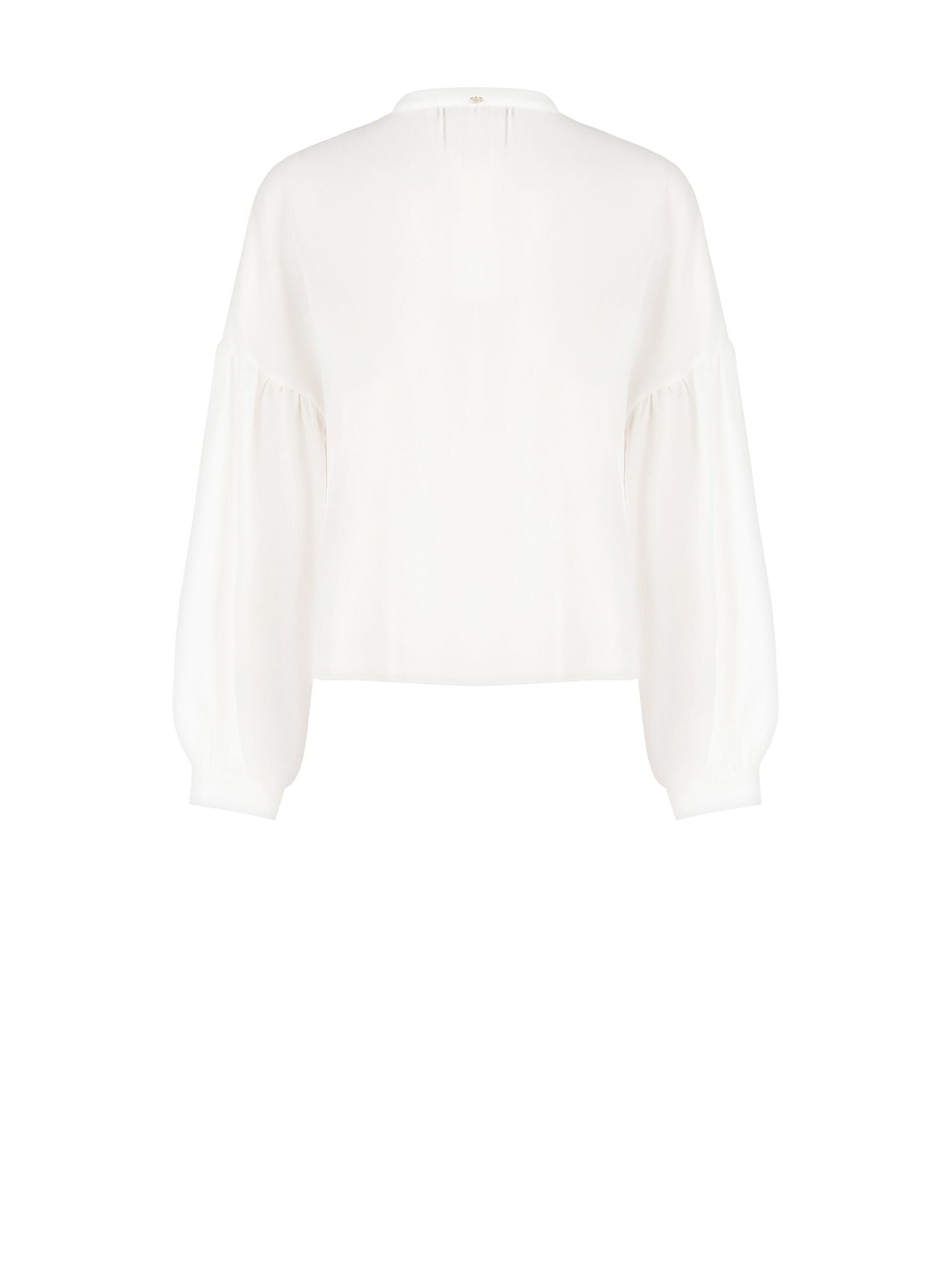 Chemisier ample et fluide en georgette avec volants Rinascimento