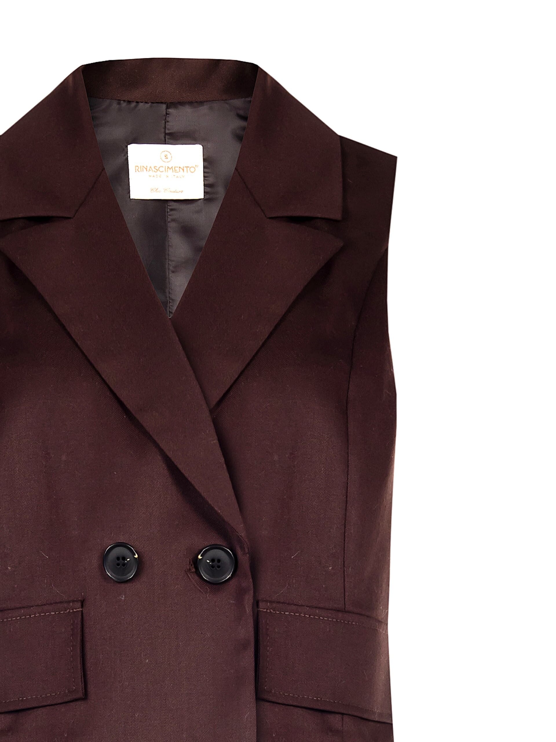 Gilet à double boutonnage en mélange de viscose Rinascimento