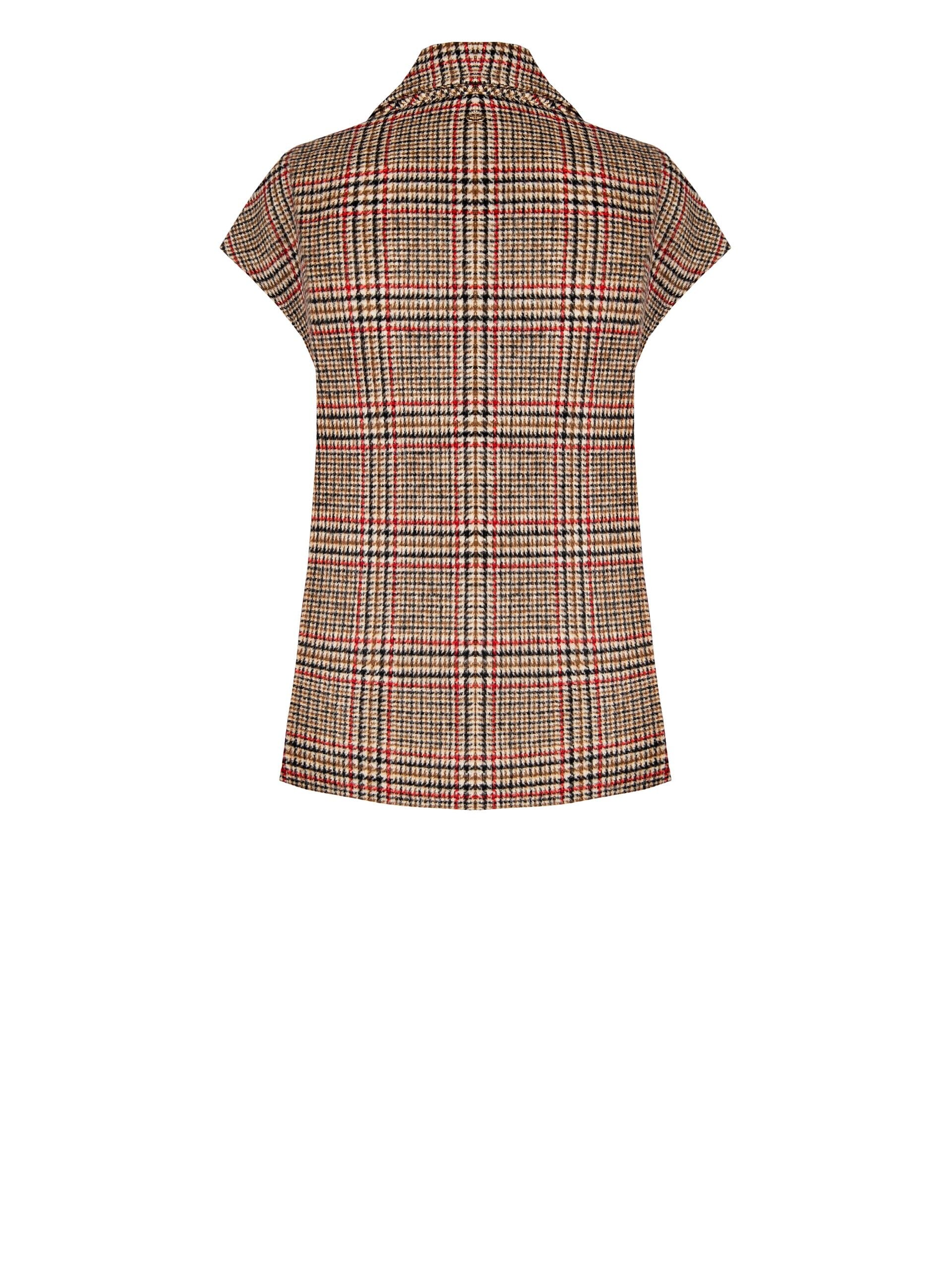 Cappotto Smanicato Over Con Tasche A Taglio Rinascimento