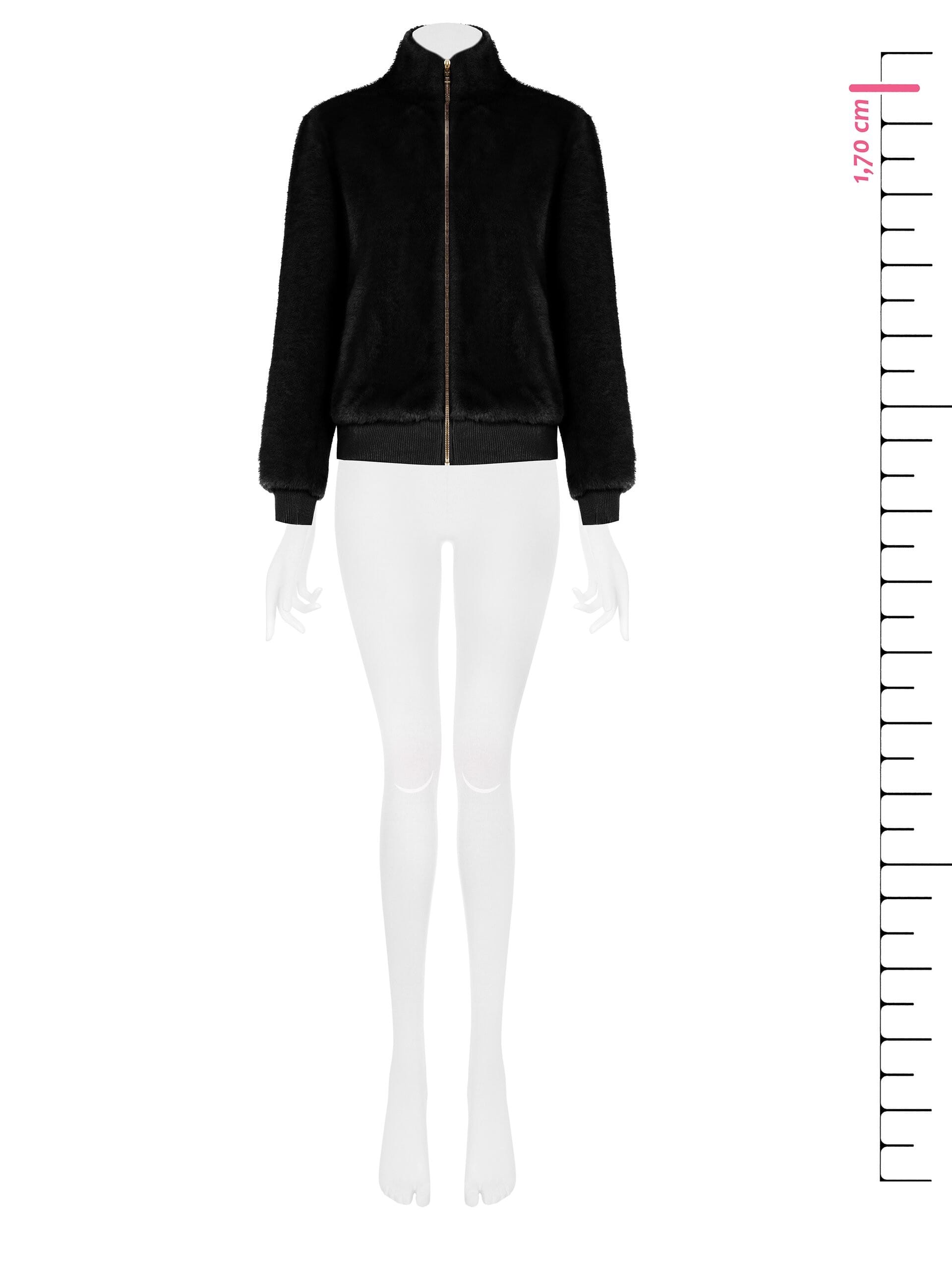 Manteau bombardier en fourrure synthétique Rinascimento