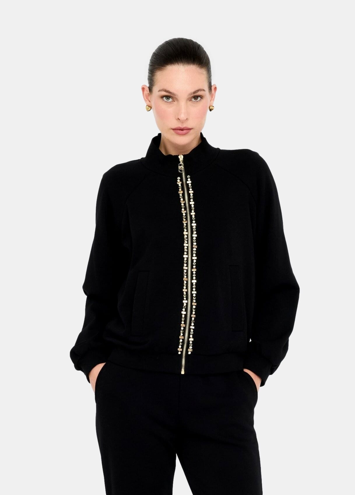 Felpa Con Strass Liu Jo