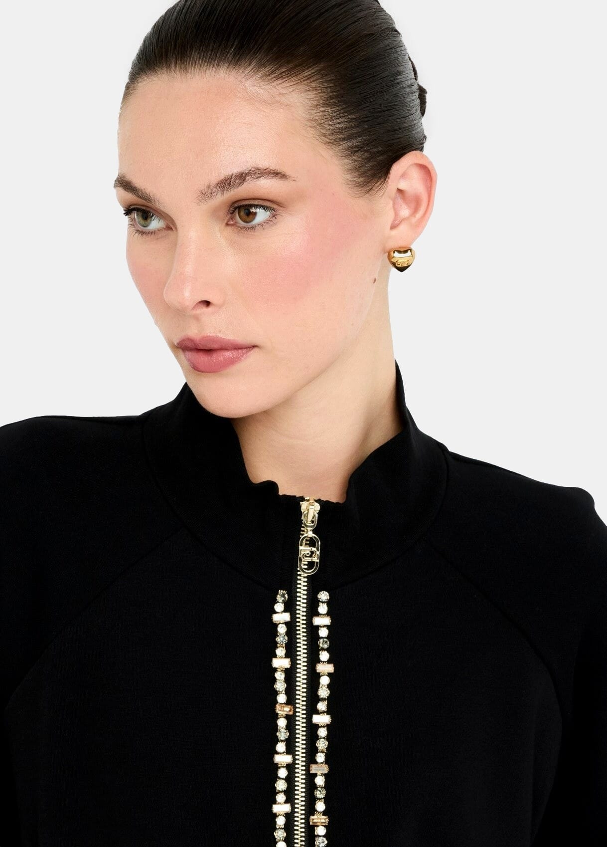 Felpa Con Strass Liu Jo