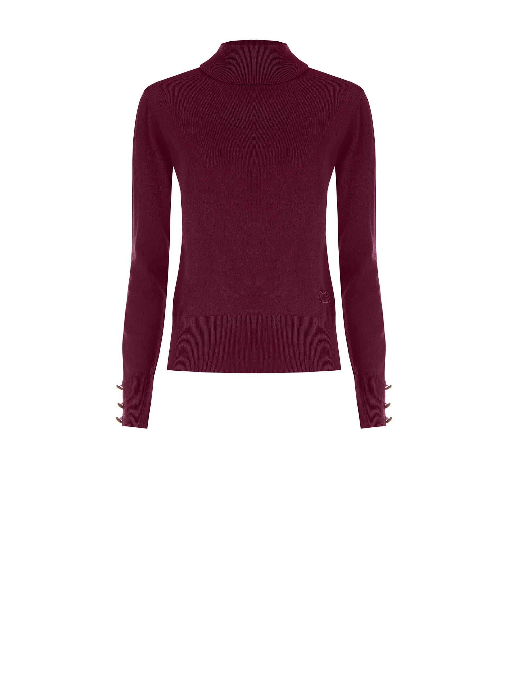 Ecotec Knitted Turtleneck Sweater With Embroidered RR Logo Rinascimento