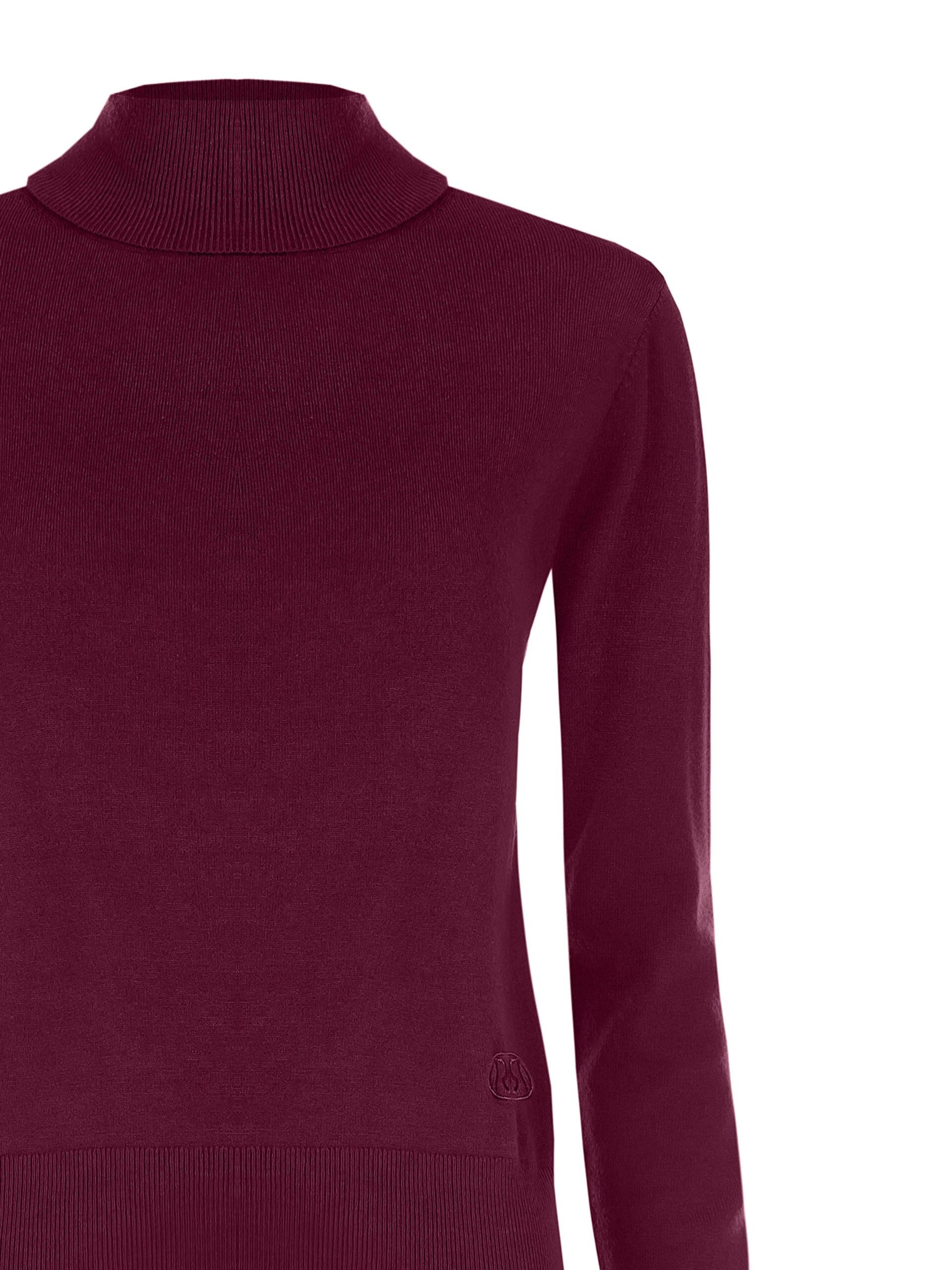 Ecotec Knitted Turtleneck Sweater With Embroidered RR Logo Rinascimento