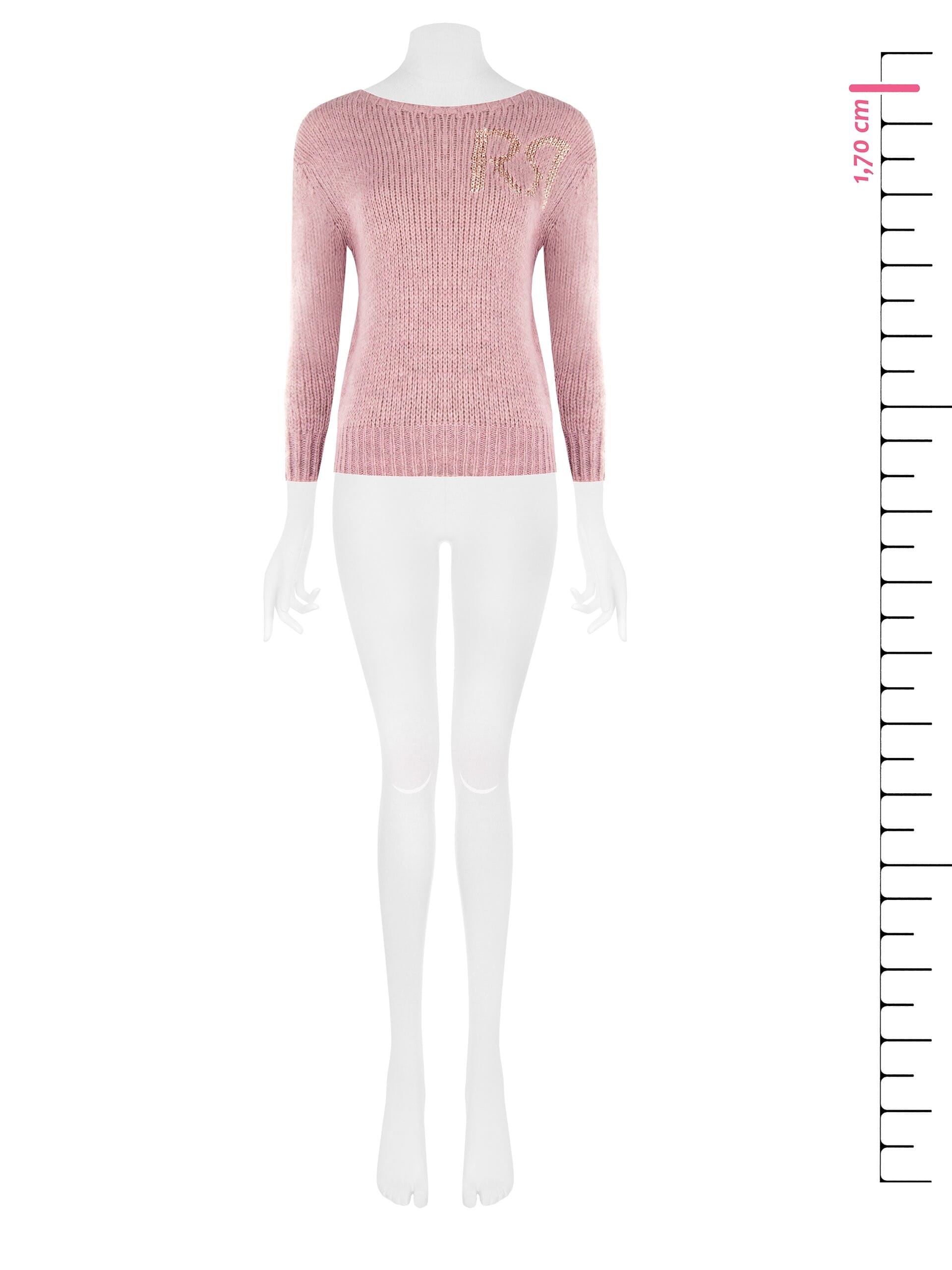 Maglione Peloso Con Logo RR Lato Cuore Rinascimento