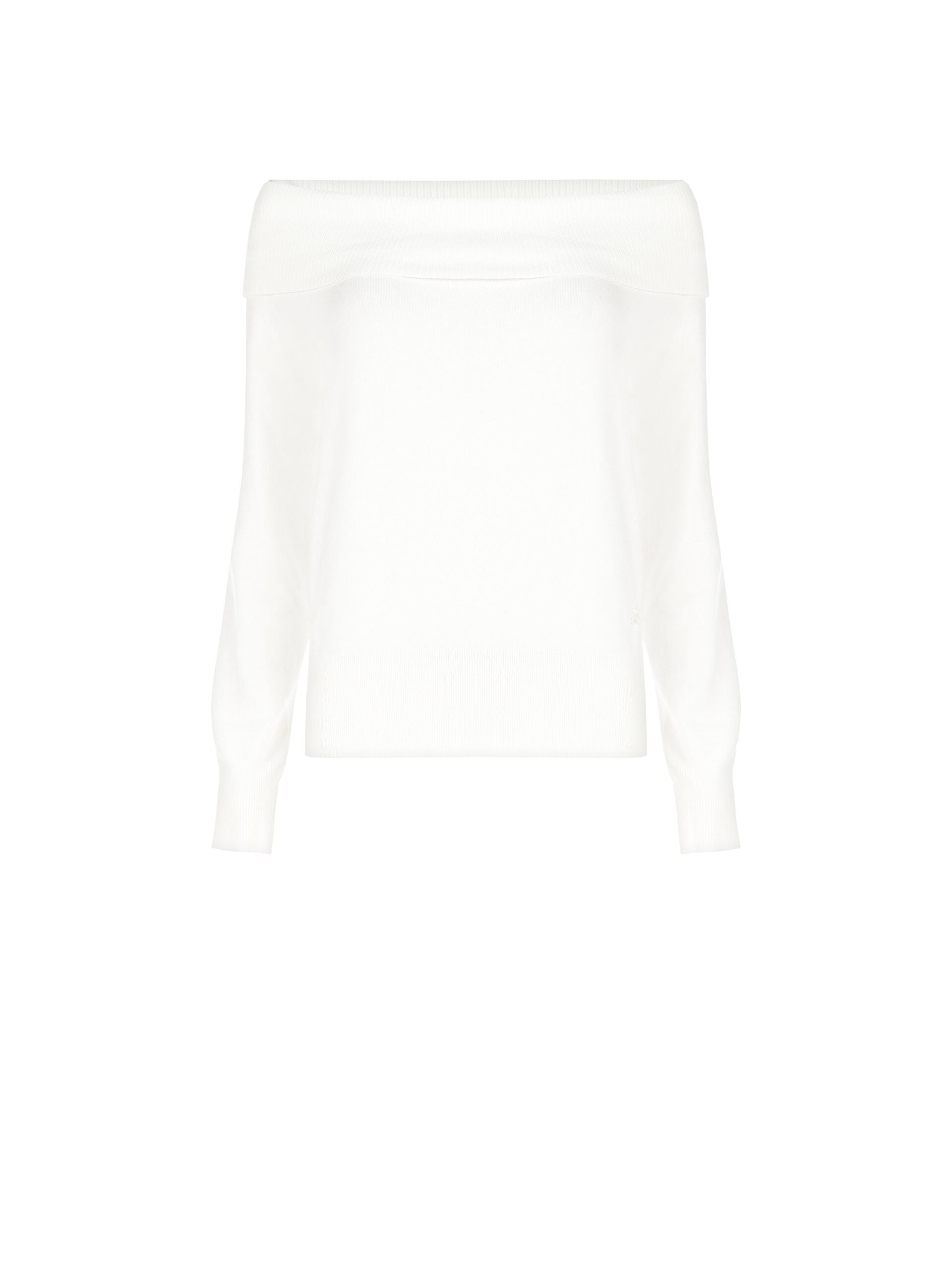 Maglione Aderente Con Maxi Collo E Logo RR Ricamato Rinascimento