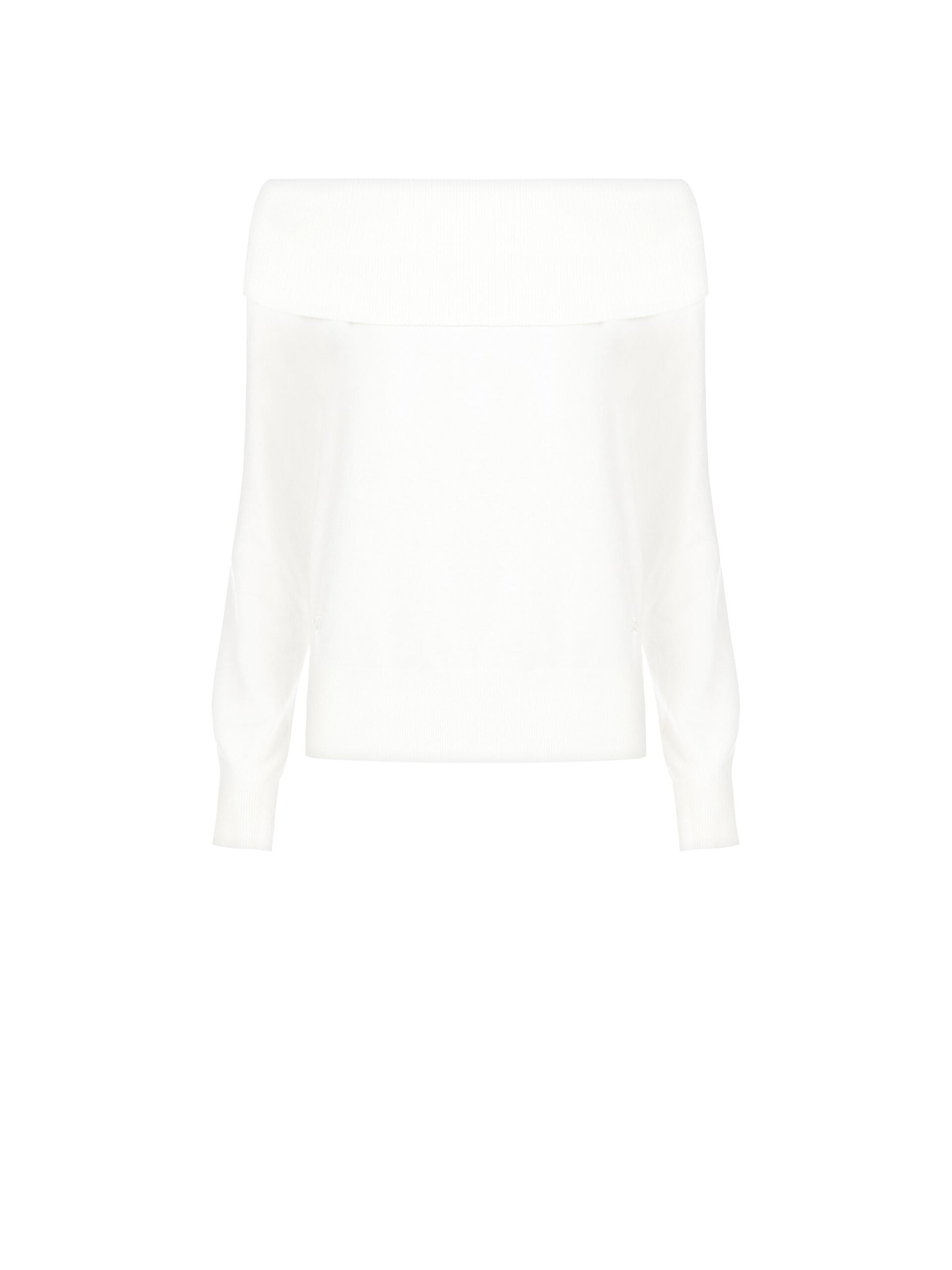 Maglione Aderente Con Maxi Collo E Logo RR Ricamato Rinascimento