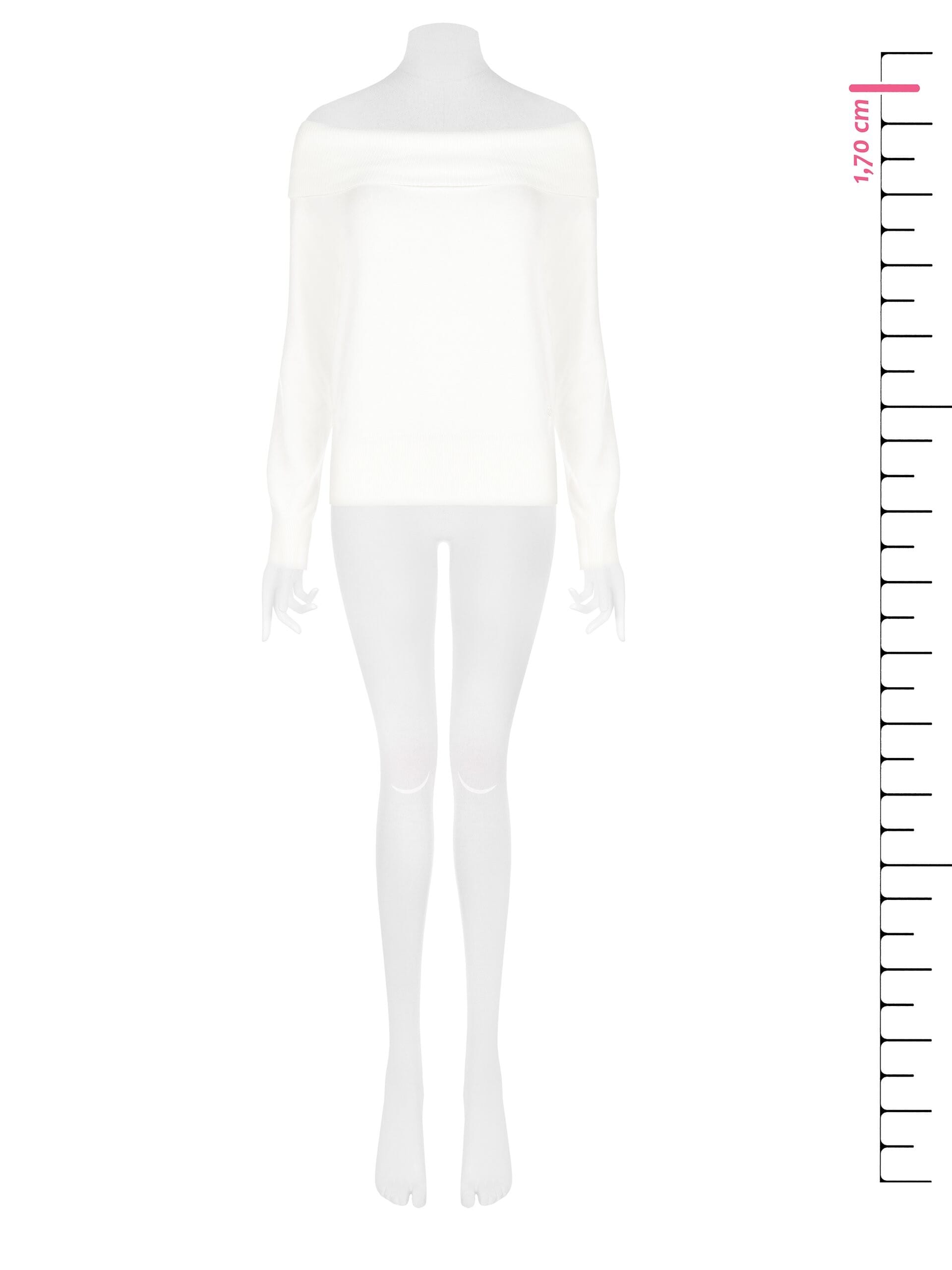 Maglione Aderente Con Maxi Collo E Logo RR Ricamato Rinascimento