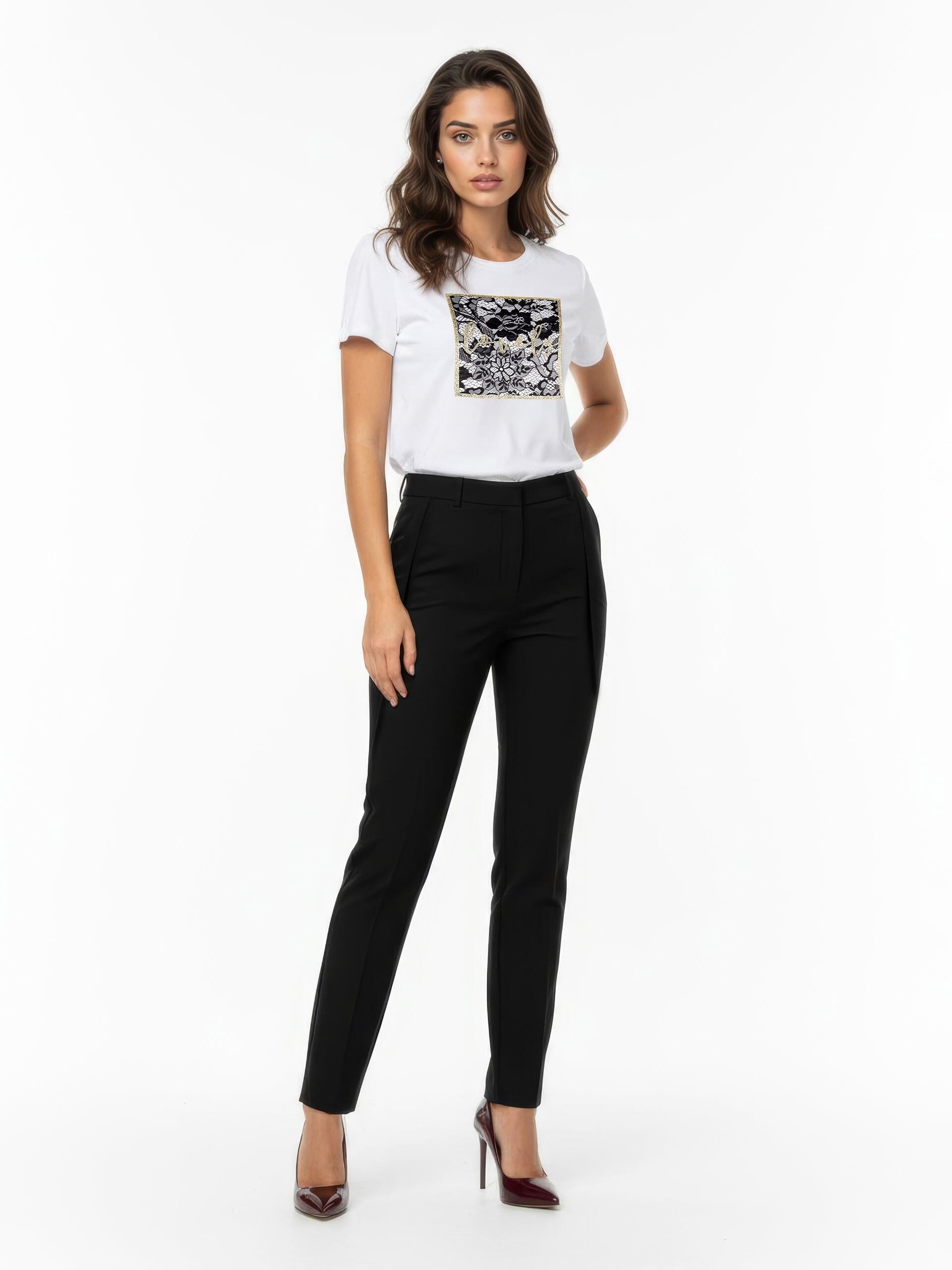 Pantalon ballon avec fléchettes Rinascimento