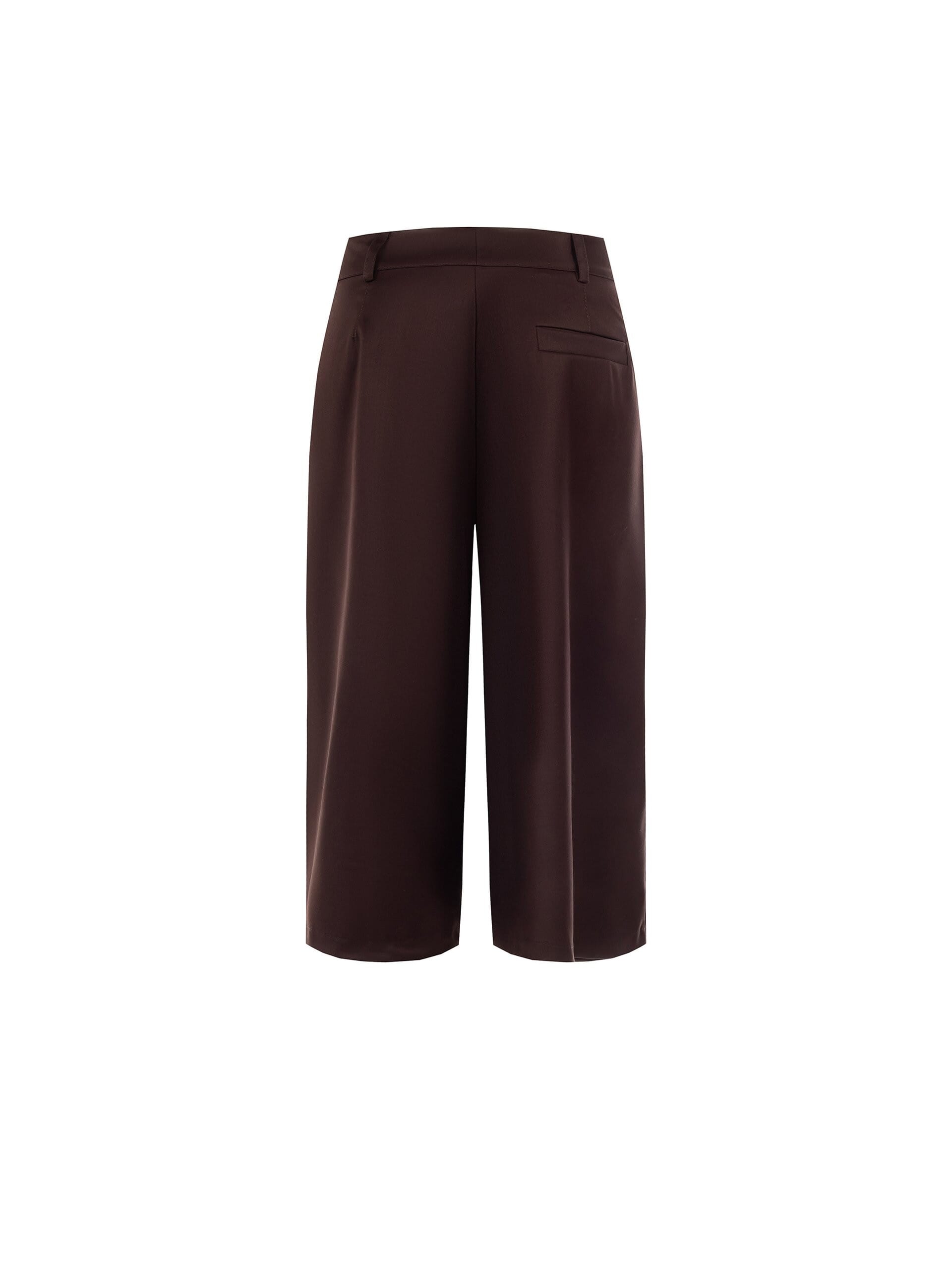 Bermuda en viscose mélangée avec doubles plis et poches Rinascimento