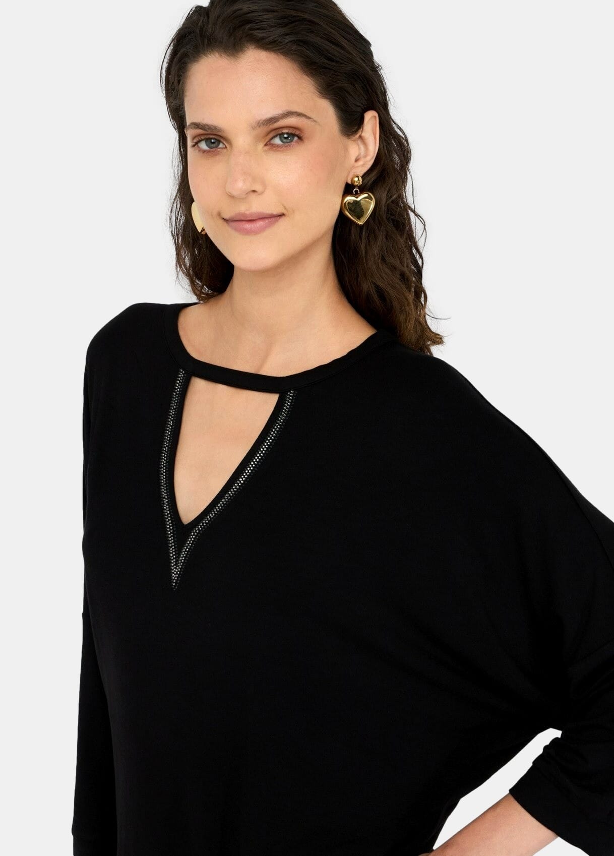 T-Shirt Con Strass Liu Jo