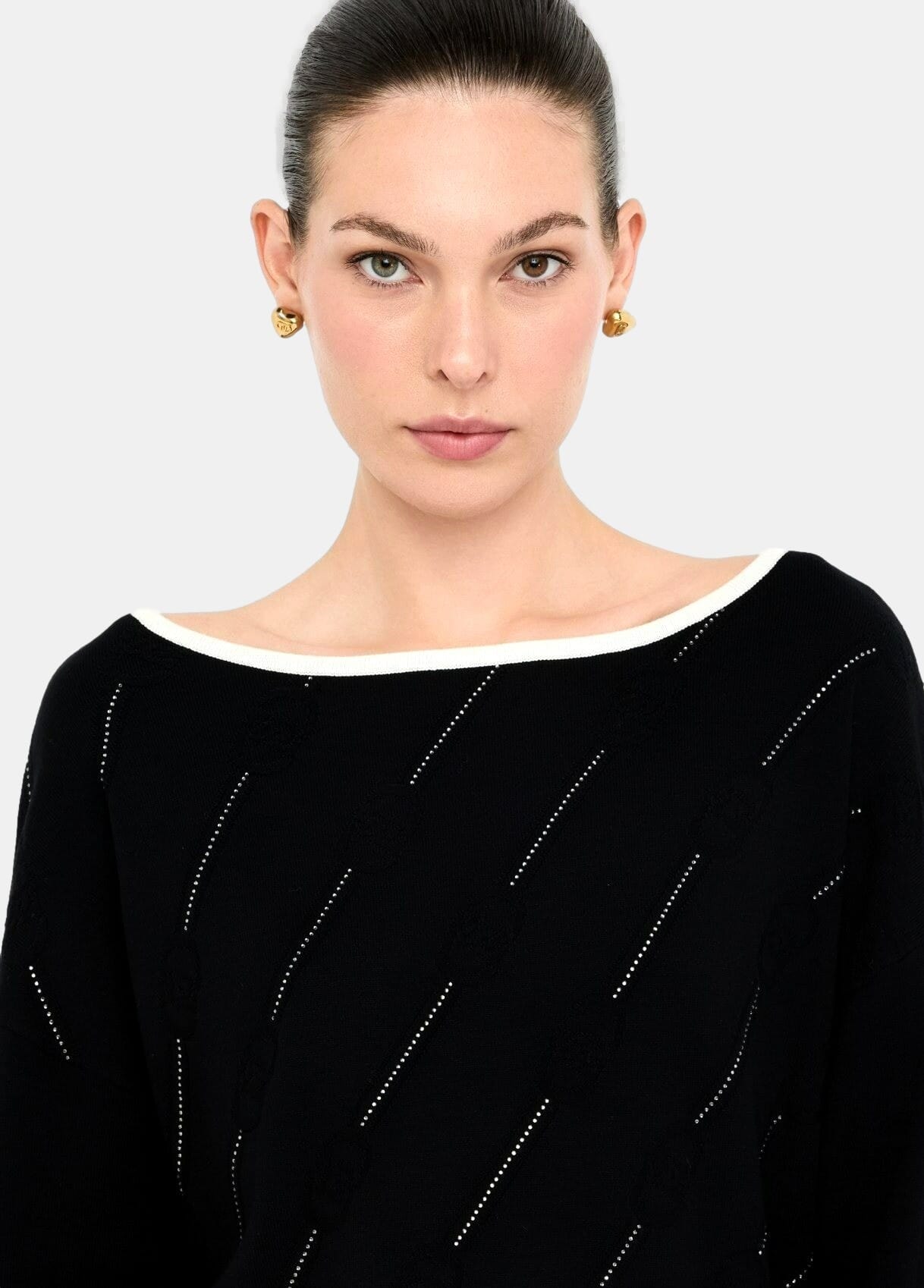 Maglia Con Strass Liu Jo