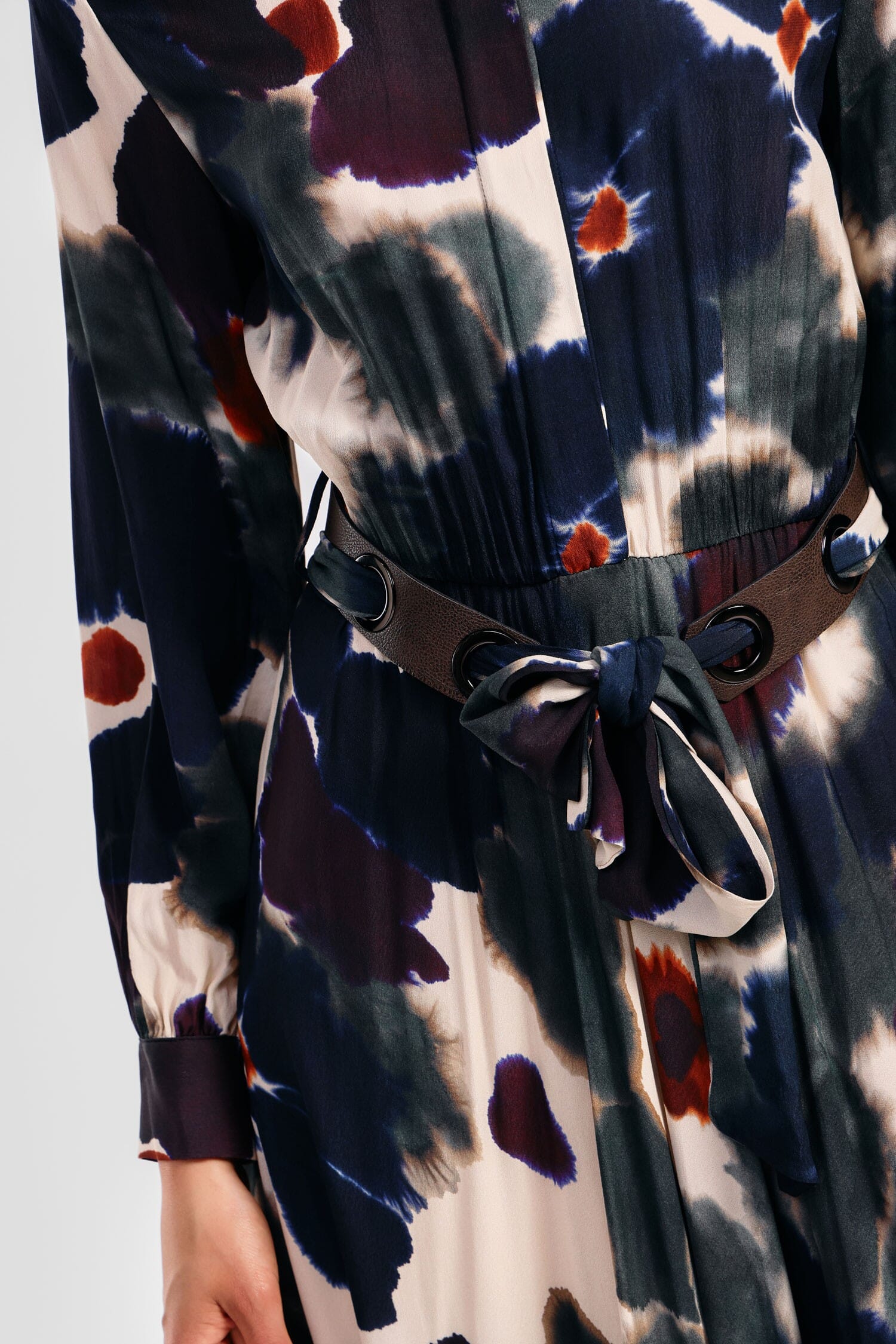 Abito Lungo Con Stampa Floreale Dixie