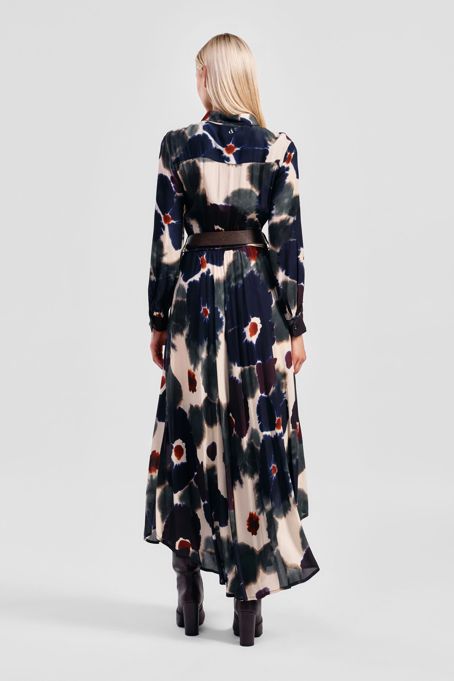 Abito Lungo Con Stampa Floreale Dixie