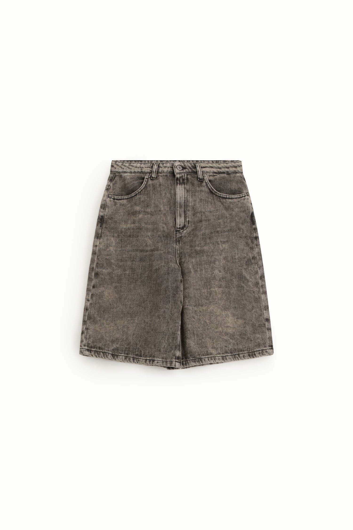 Shorts A Gamba Dritta Cinque Tasche Lavaggio Vintage Dixie