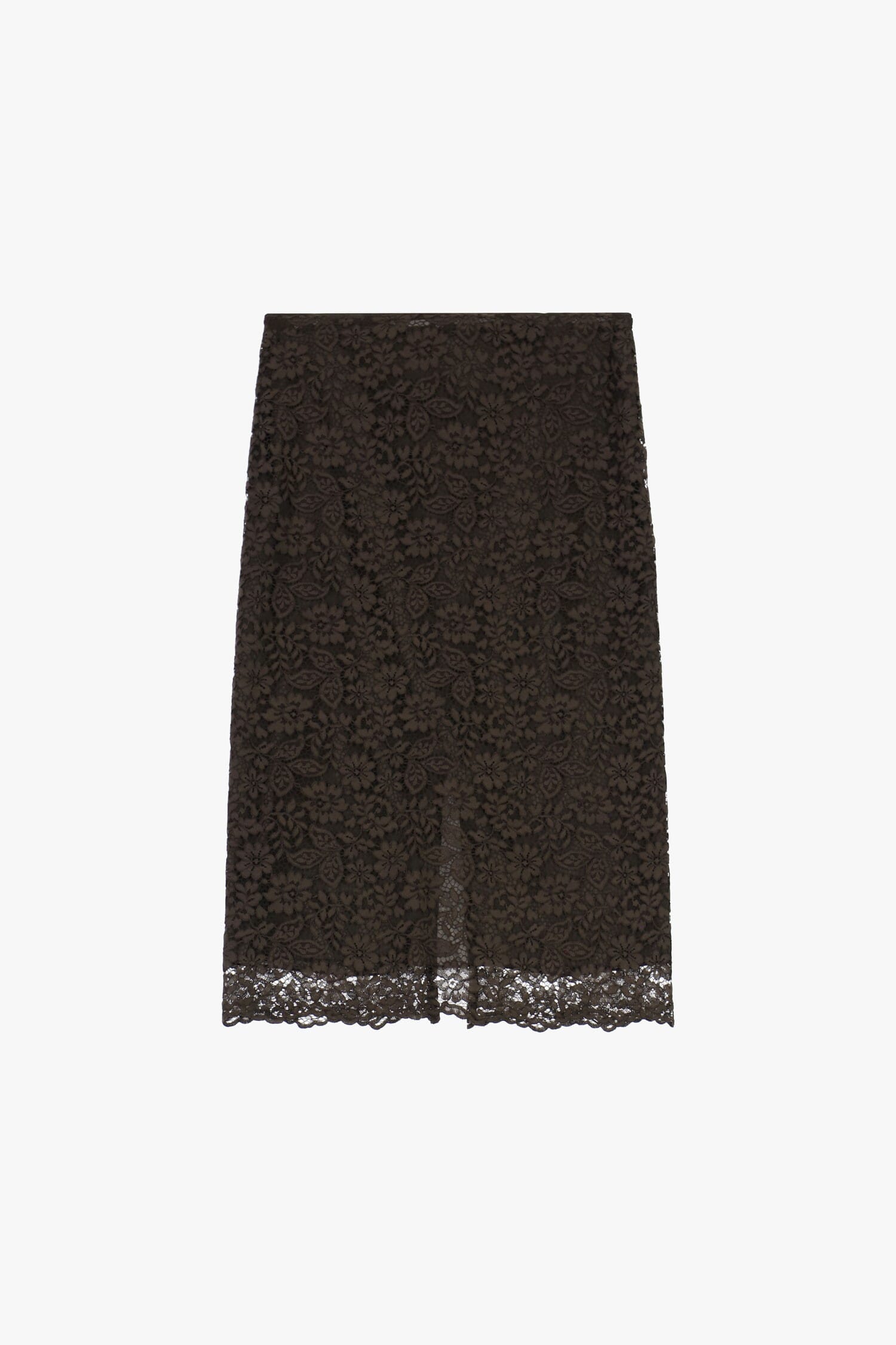 Gonna Tubino Media Lunghezza Con Pizzo Floreale Dixie