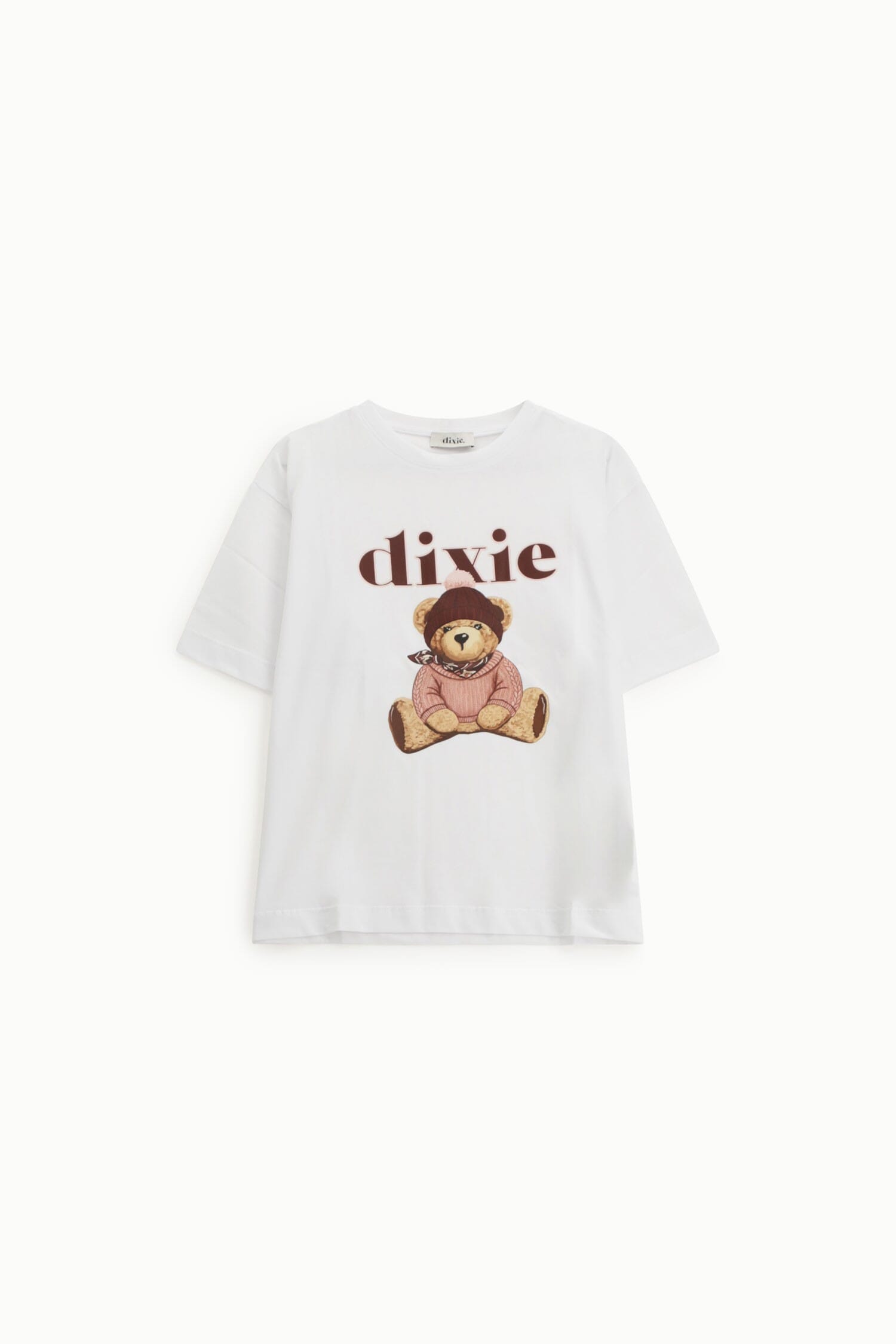 Dixie Bear Print Short-Sleeved T-Shirt