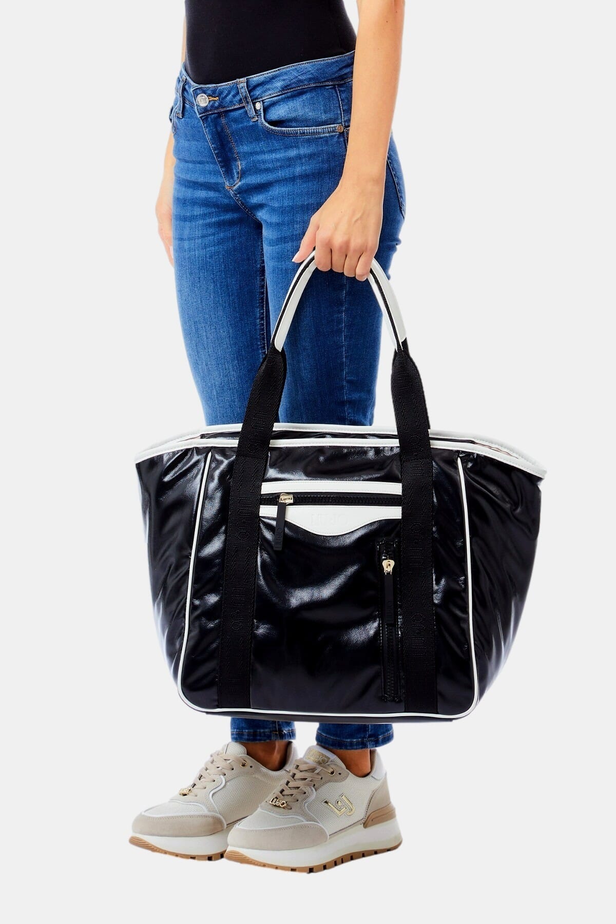 Borsa Grande Con Dettagli A Contrasto Liu Jo