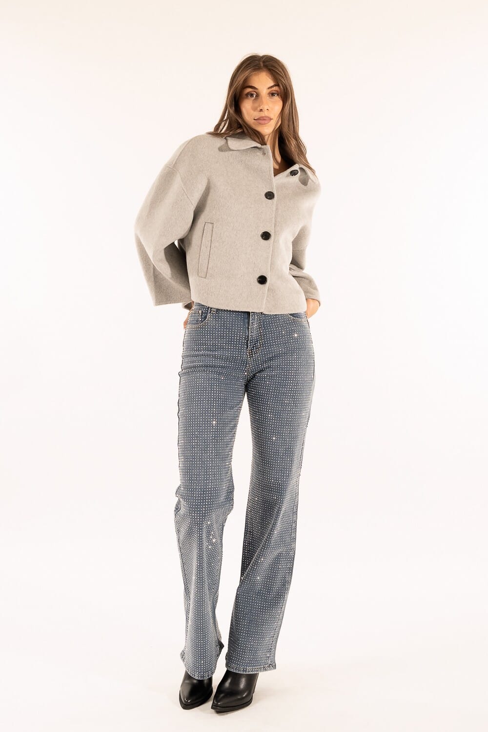 Denim Zampa Strass Kontatto