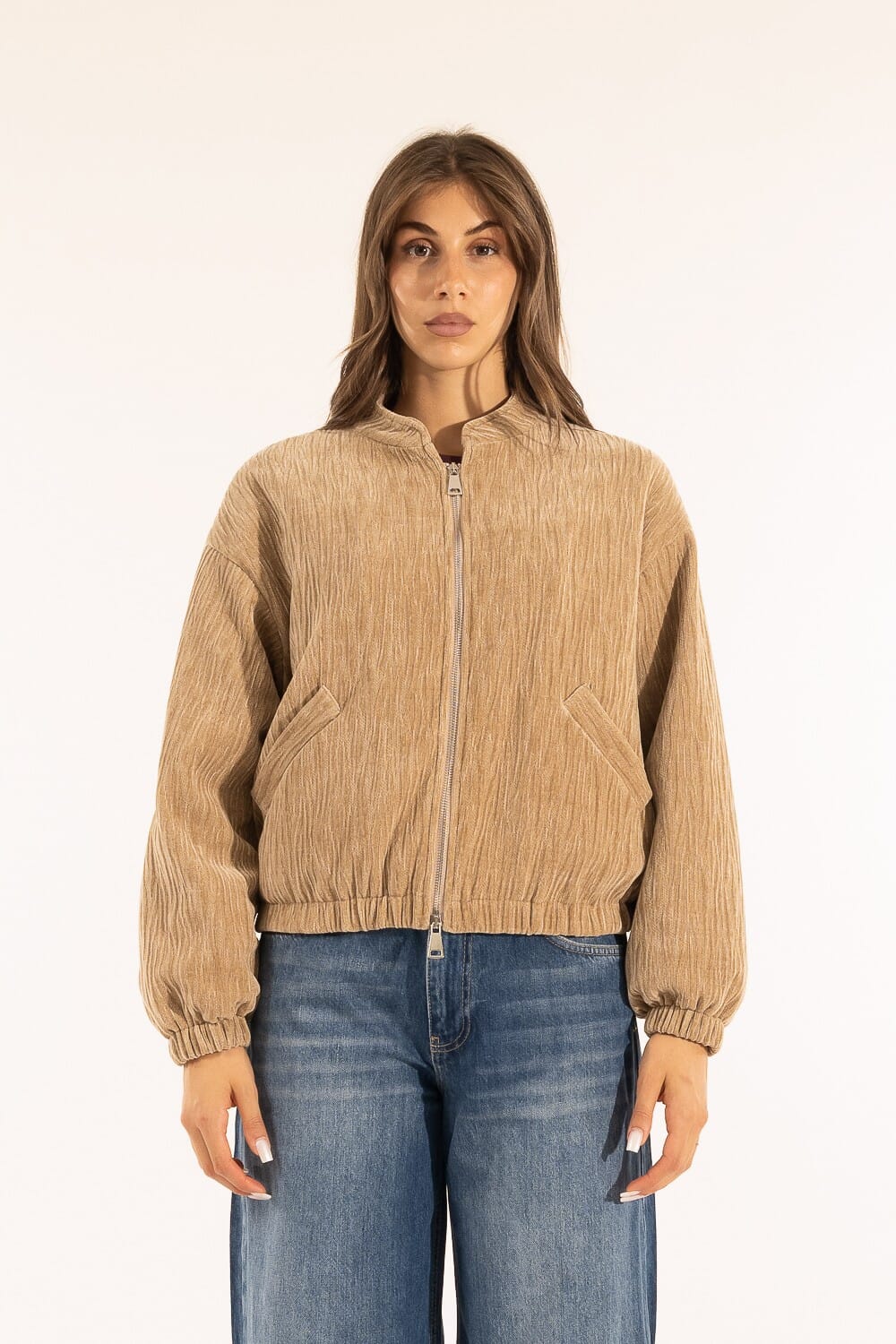 Bomber Velluto Kontatto