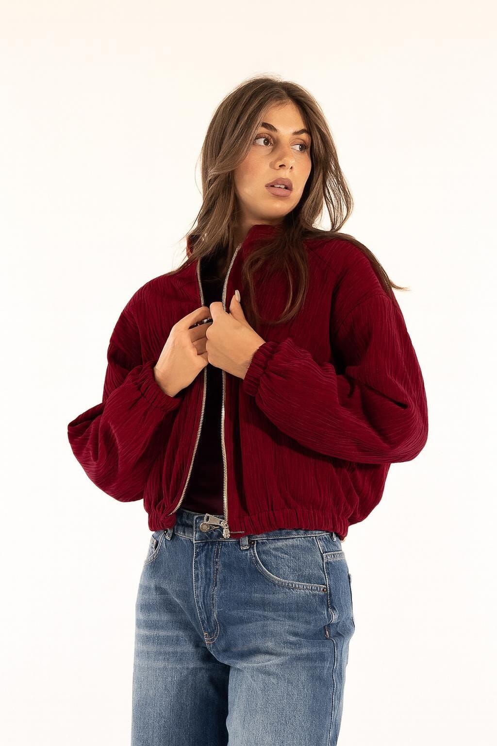 Bomber Velluto Kontatto