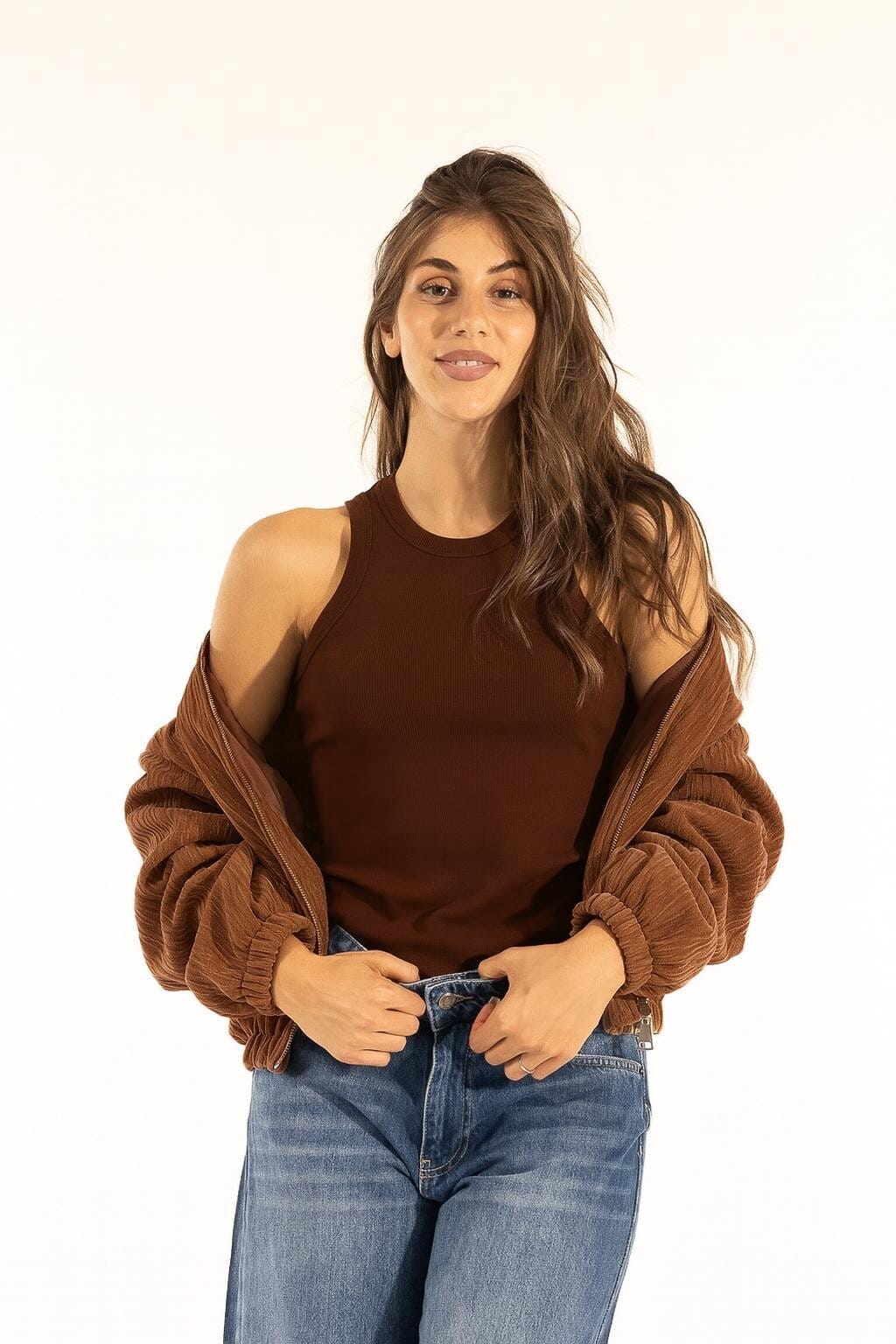 Kontatto rib tank top