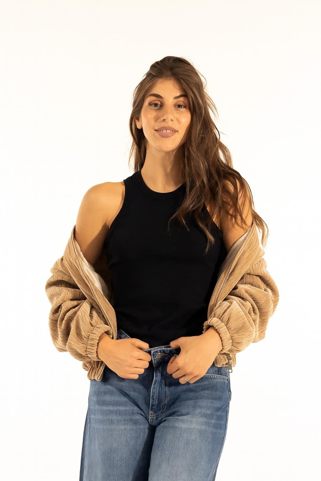 Kontatto rib tank top