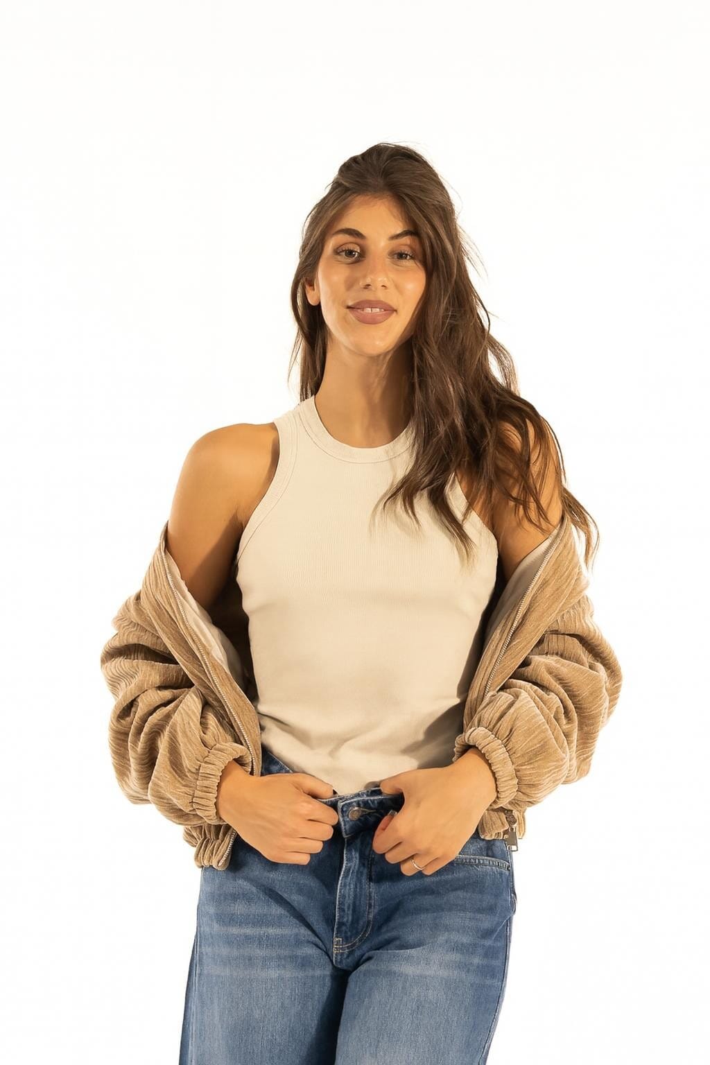 Kontatto rib tank top