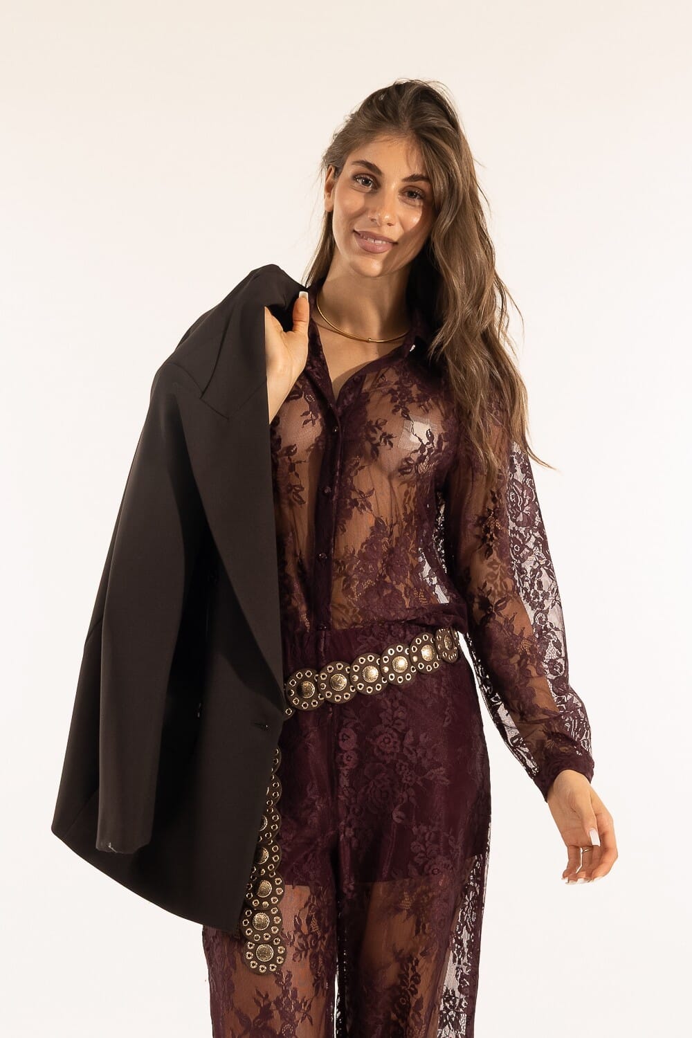 Camicia Pizzo Kontatto