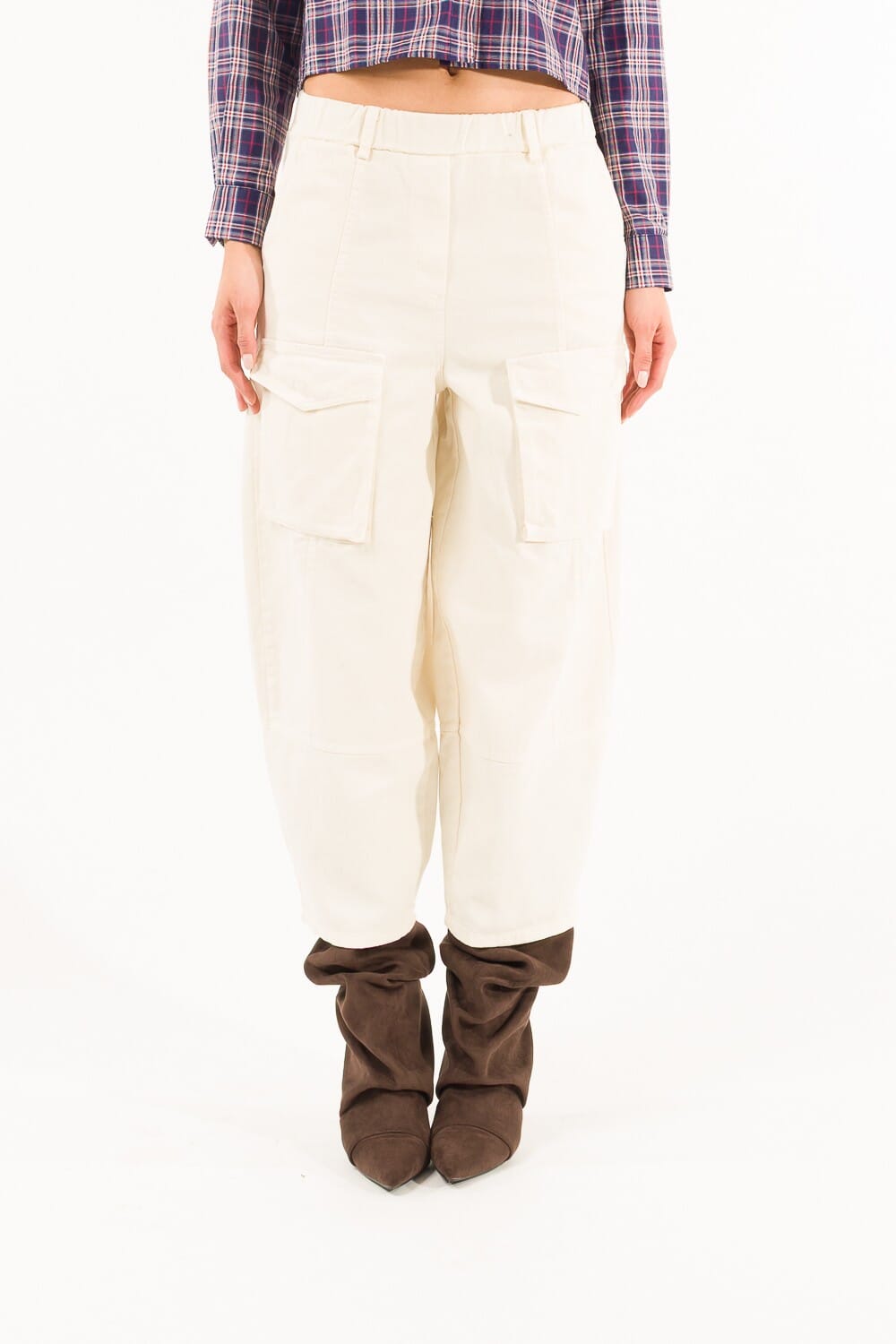 Kontatto Barrel Elastic Trousers