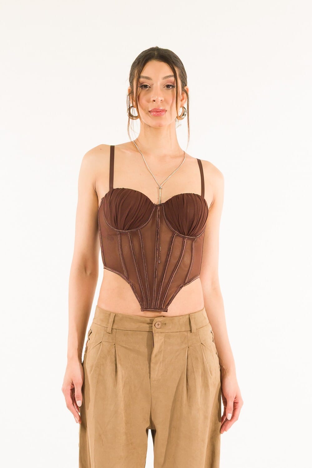 Bustier en tulle Punta Kontatto