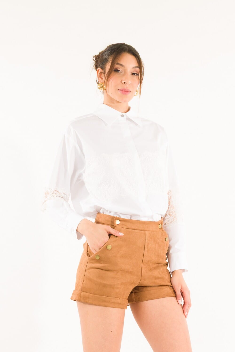 Camicia Pizzo Kontatto