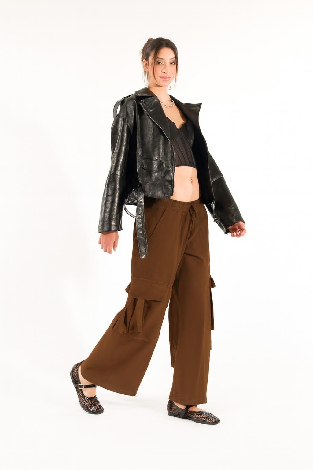 Pantalone Cargo Elastico Kontatto