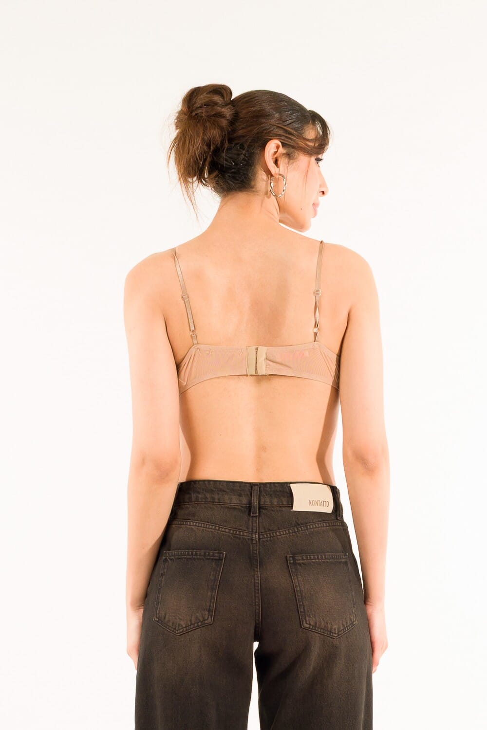 Kontatto Rhinestone Leaves Bra