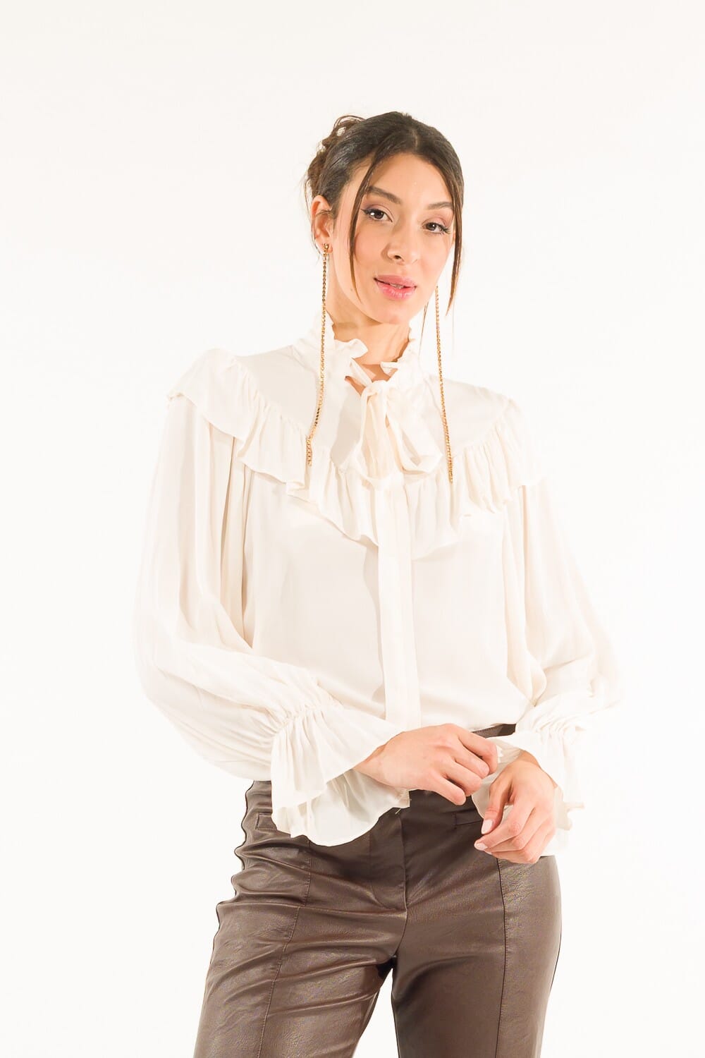 Camicia Rouches Kontatto