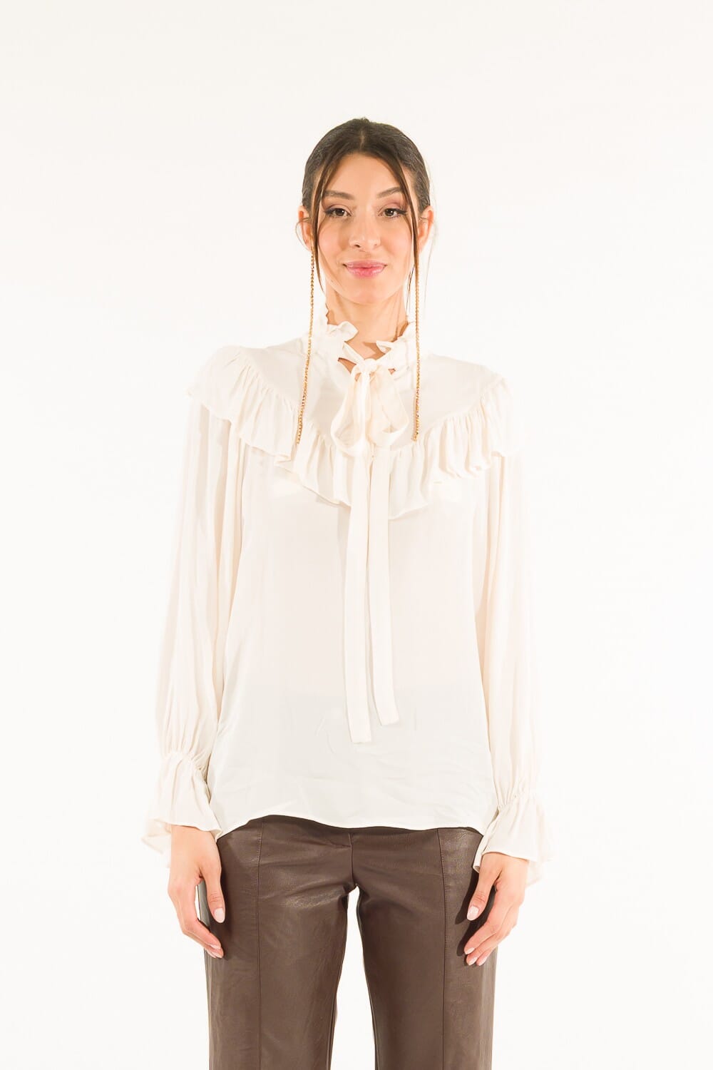 Camicia Rouches Kontatto