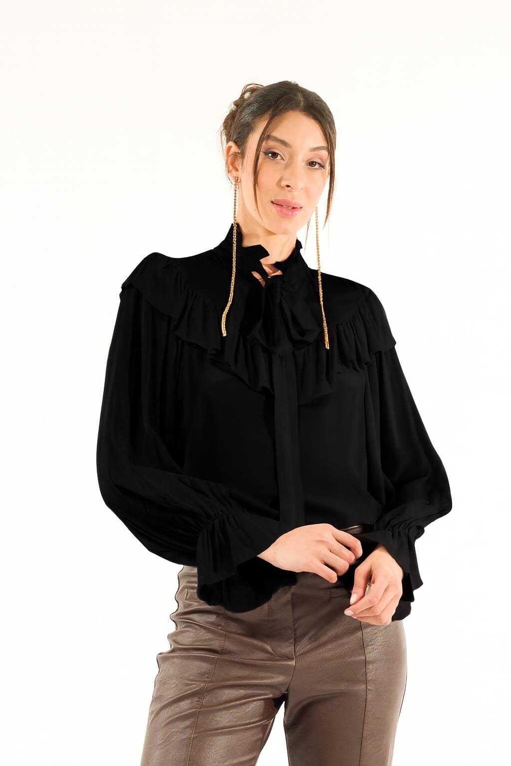 Camicia Rouches Kontatto