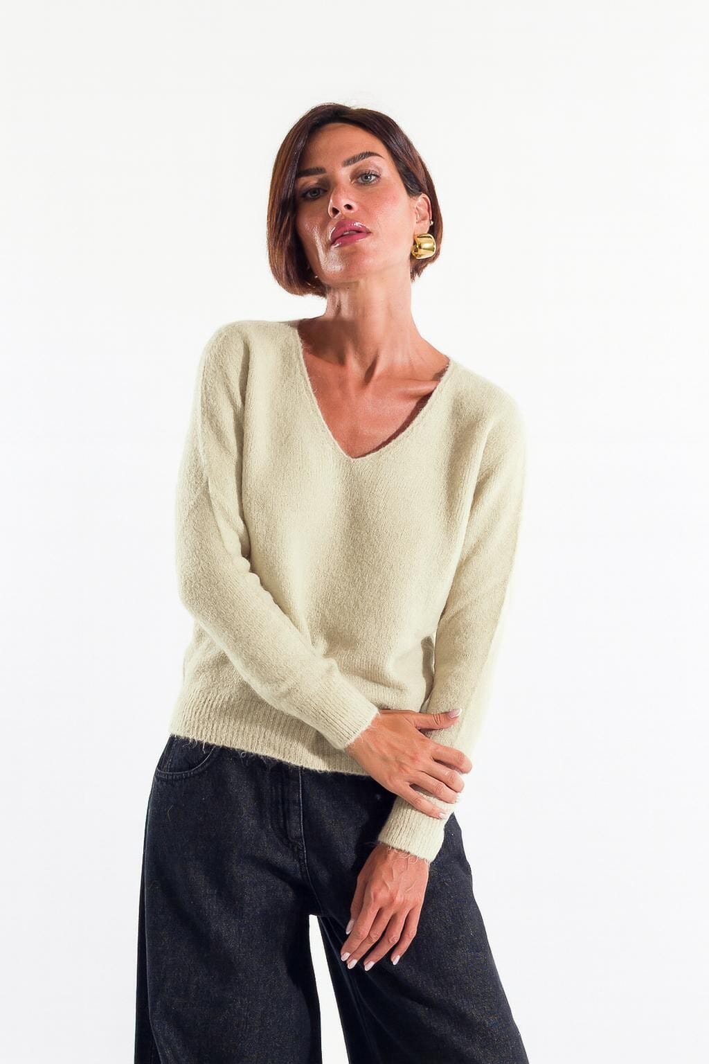 Maglia Scollo V Kontatto