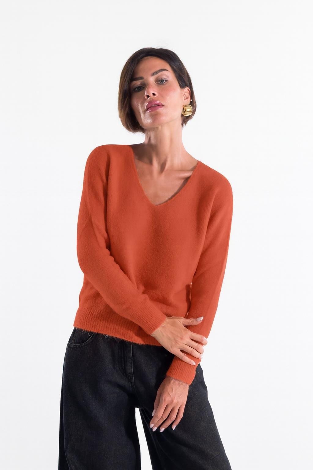 Maglia Scollo V Kontatto