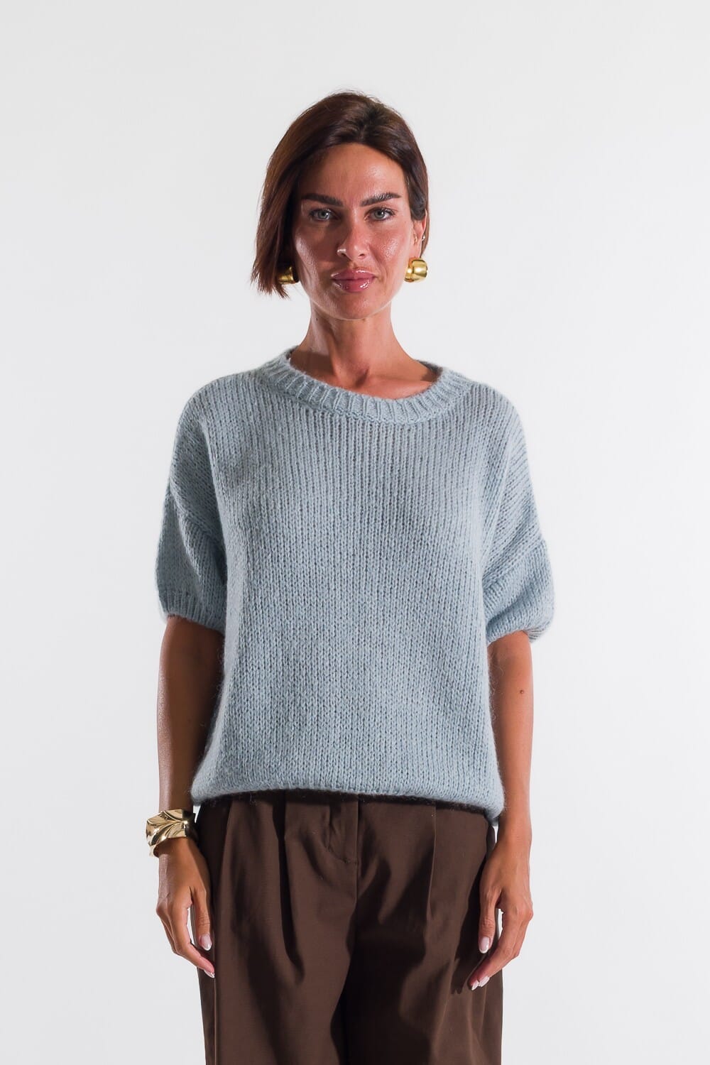 Girocollo Manica Corta Kontatto