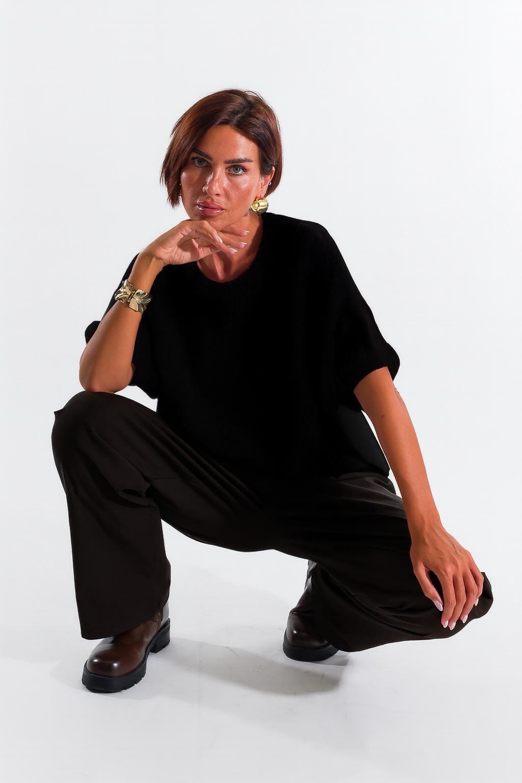 Girocollo Manica Corta Kontatto