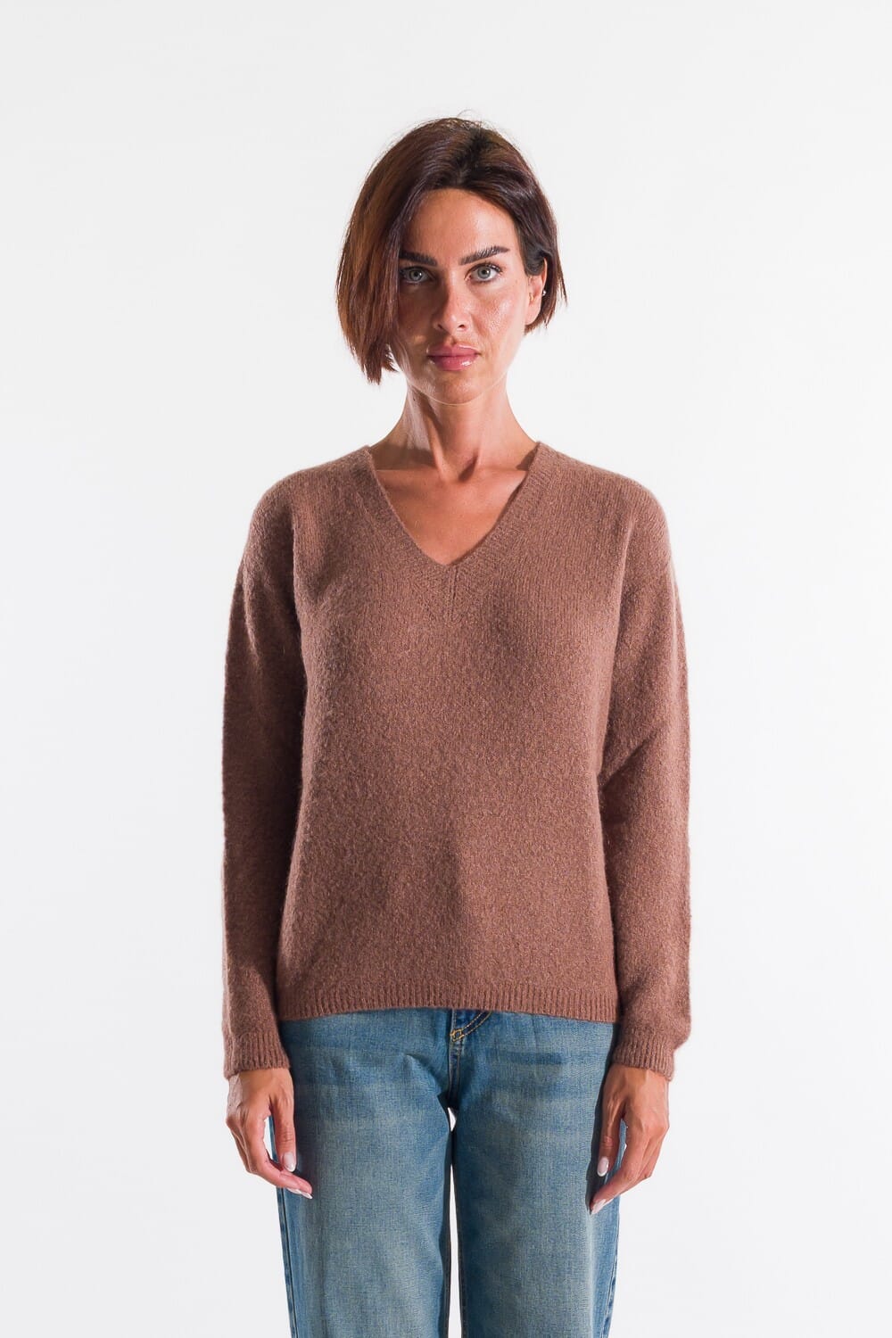 Maglia Scollo V Over Kontatto