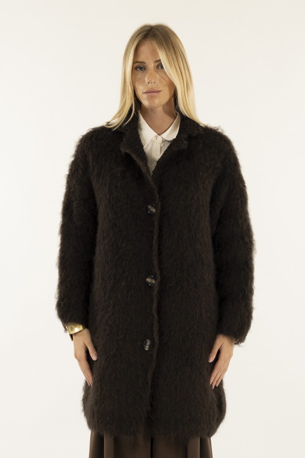 Cappottino Revers Bottoni Kontatto