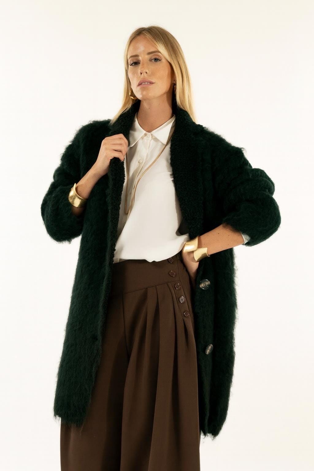 Cappottino Revers Bottoni Kontatto