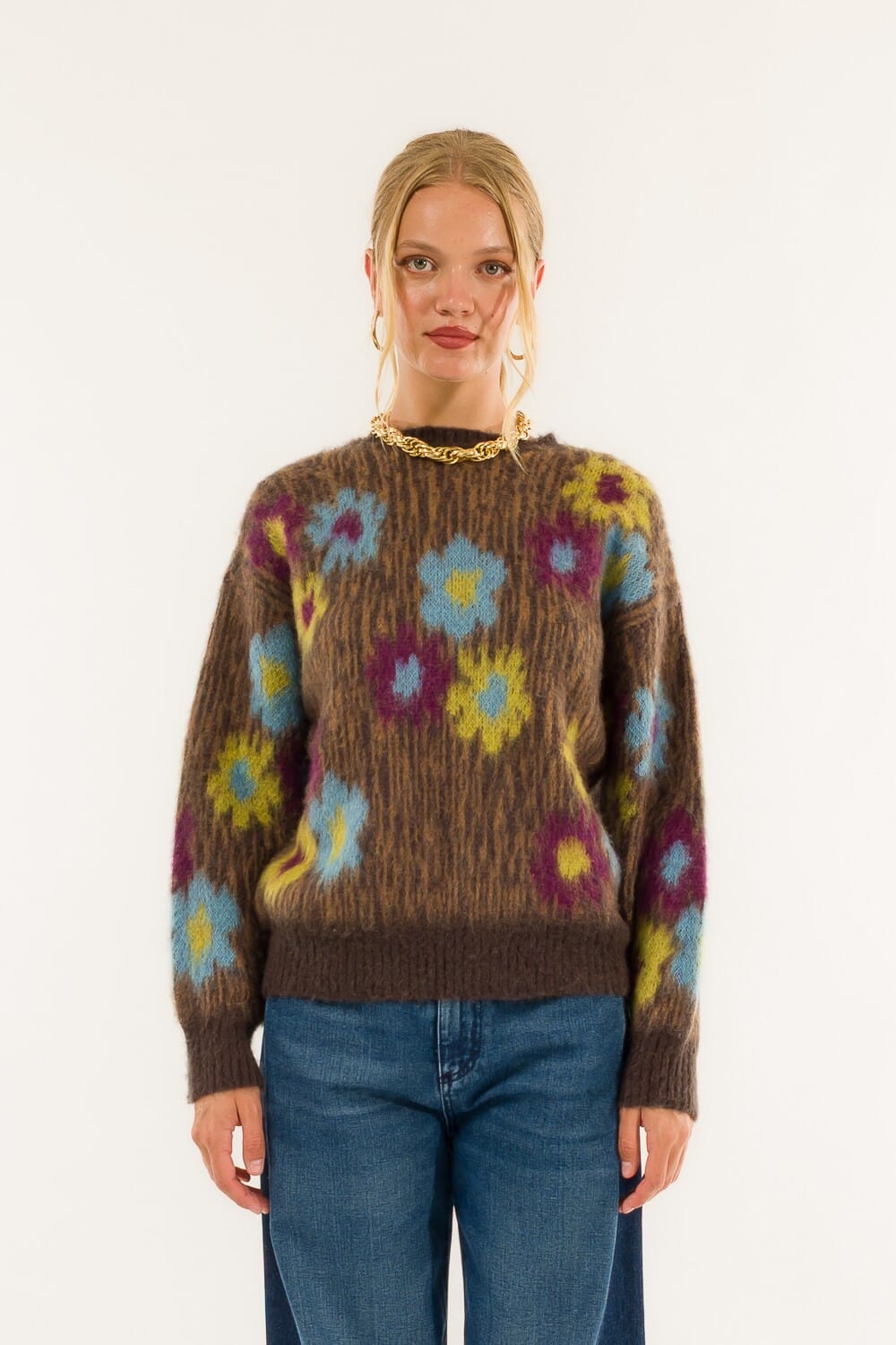 Girocollo Macula E Fiori Kontatto